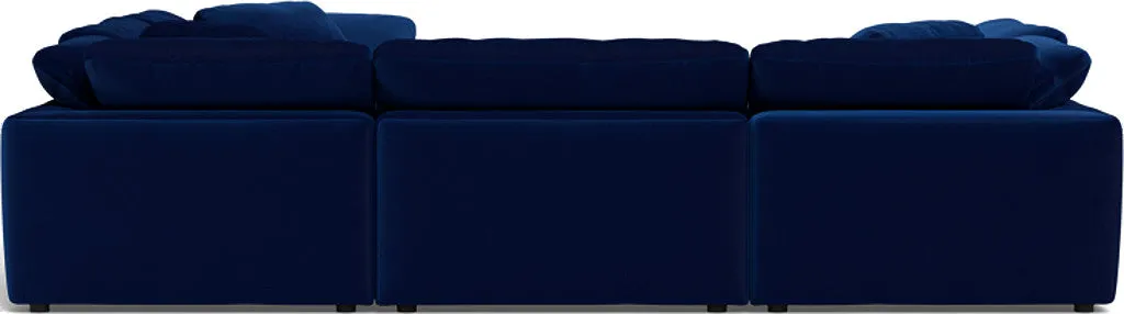 Fluffy 6 Piece Sectional W/Ottoman