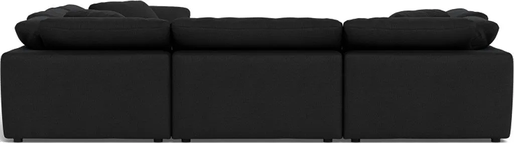 Fluffy 6 Piece Sectional W/Ottoman