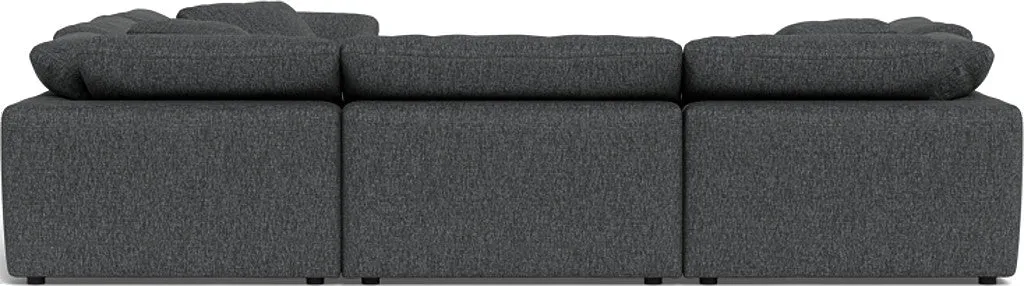 Fluffy 6 Piece Sectional W/Ottoman