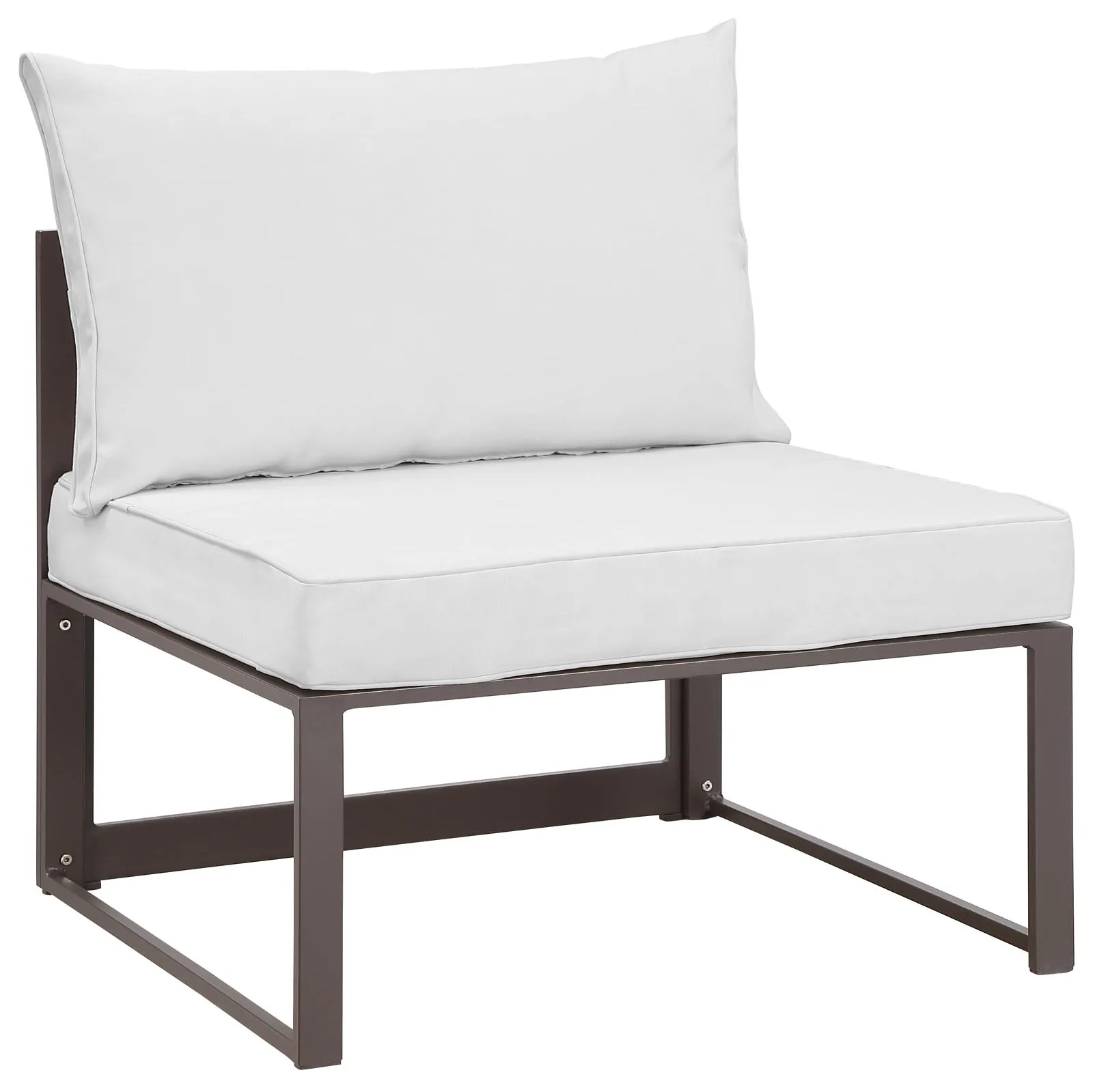 Fortuna Armless Outdoor Patio Chair by Modway