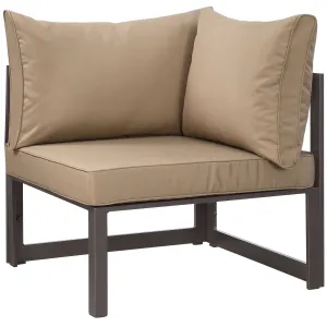Fortuna Corner Outdoor Patio Armchair by Modway