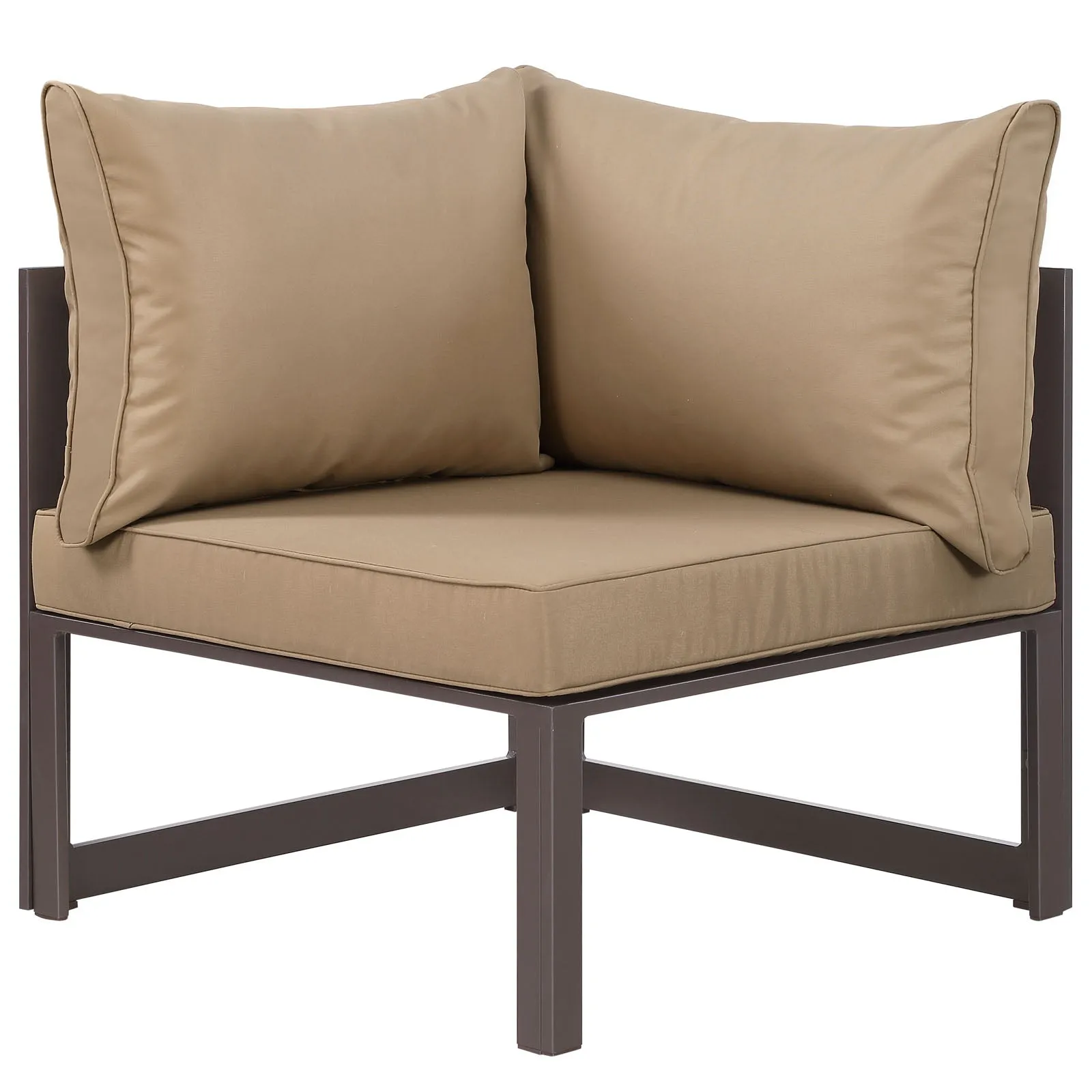 Fortuna Corner Outdoor Patio Armchair by Modway