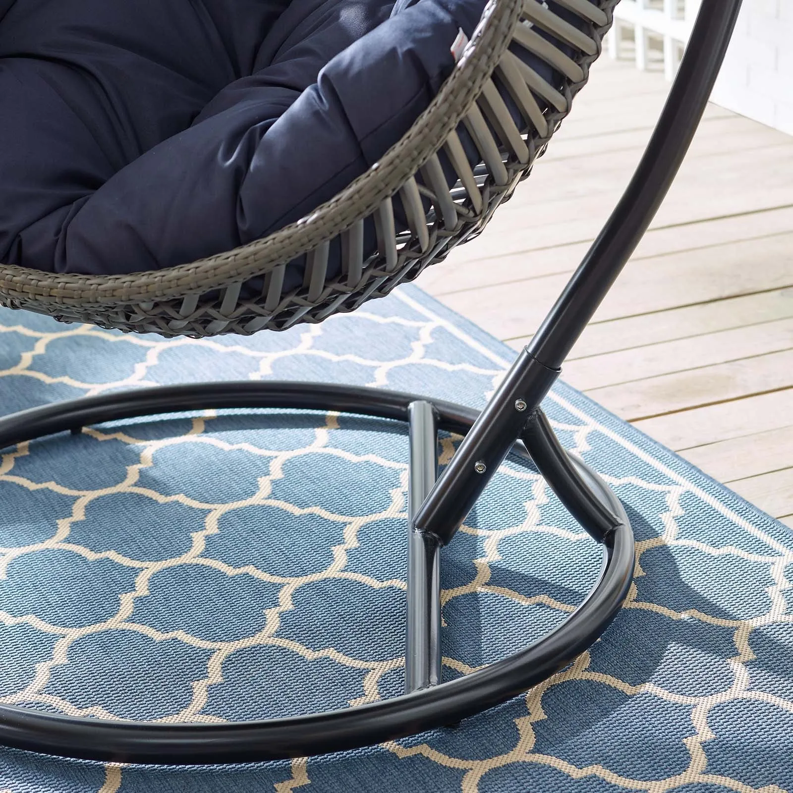 Garner Teardrop Outdoor Patio Swing Chair by Modway
