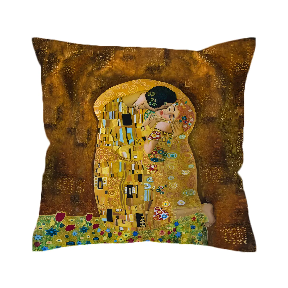 Gustav Klimt's The Kiss Couch Cover