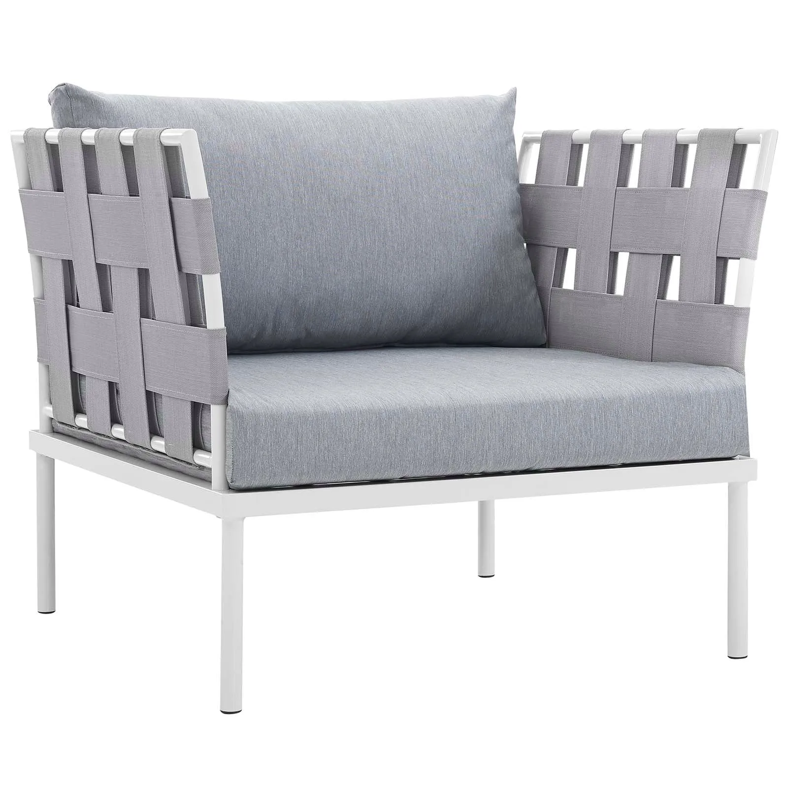 Harmony 10 Piece Outdoor Patio Aluminum Sectional Sofa Set by Modway