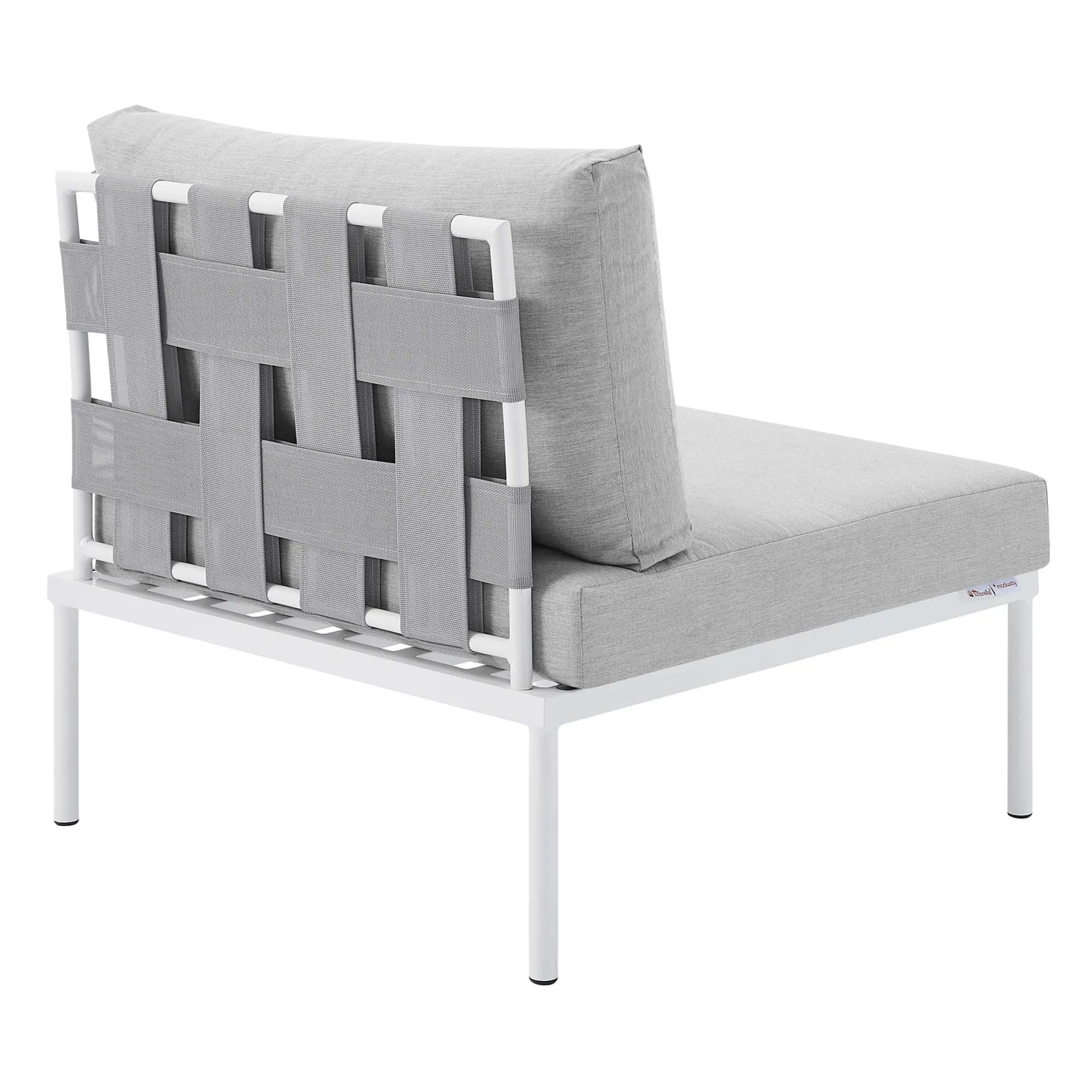 Harmony 10-Piece  Sunbrella® Outdoor Patio Aluminum Sectional Sofa Set by Modway