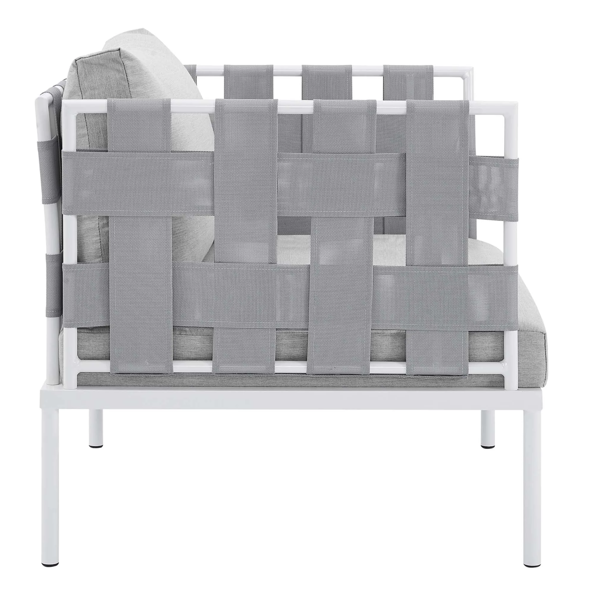 Harmony 10-Piece  Sunbrella® Outdoor Patio Aluminum Sectional Sofa Set by Modway