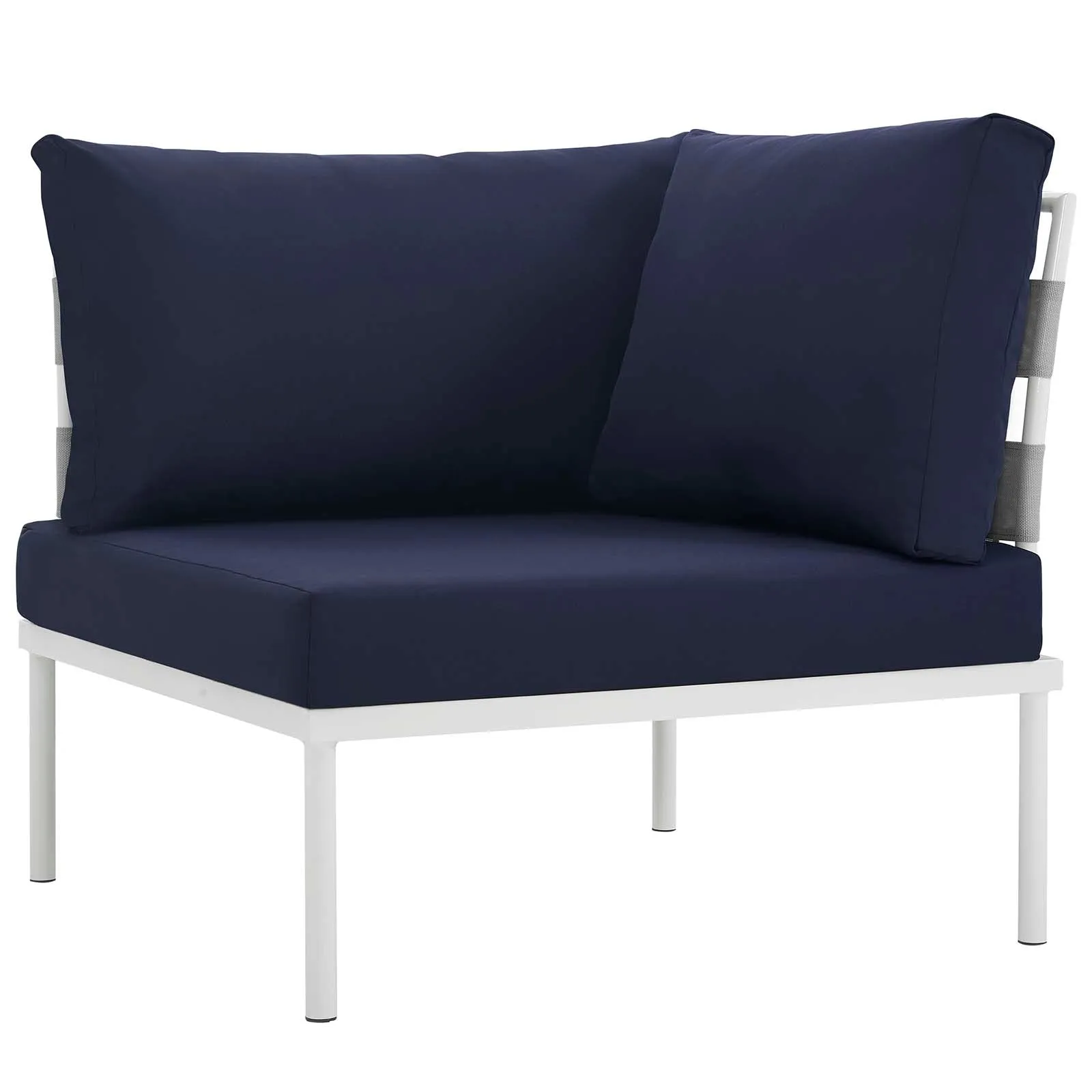 Harmony 5  Piece Outdoor Patio Aluminum Sectional Sofa Set by Modway