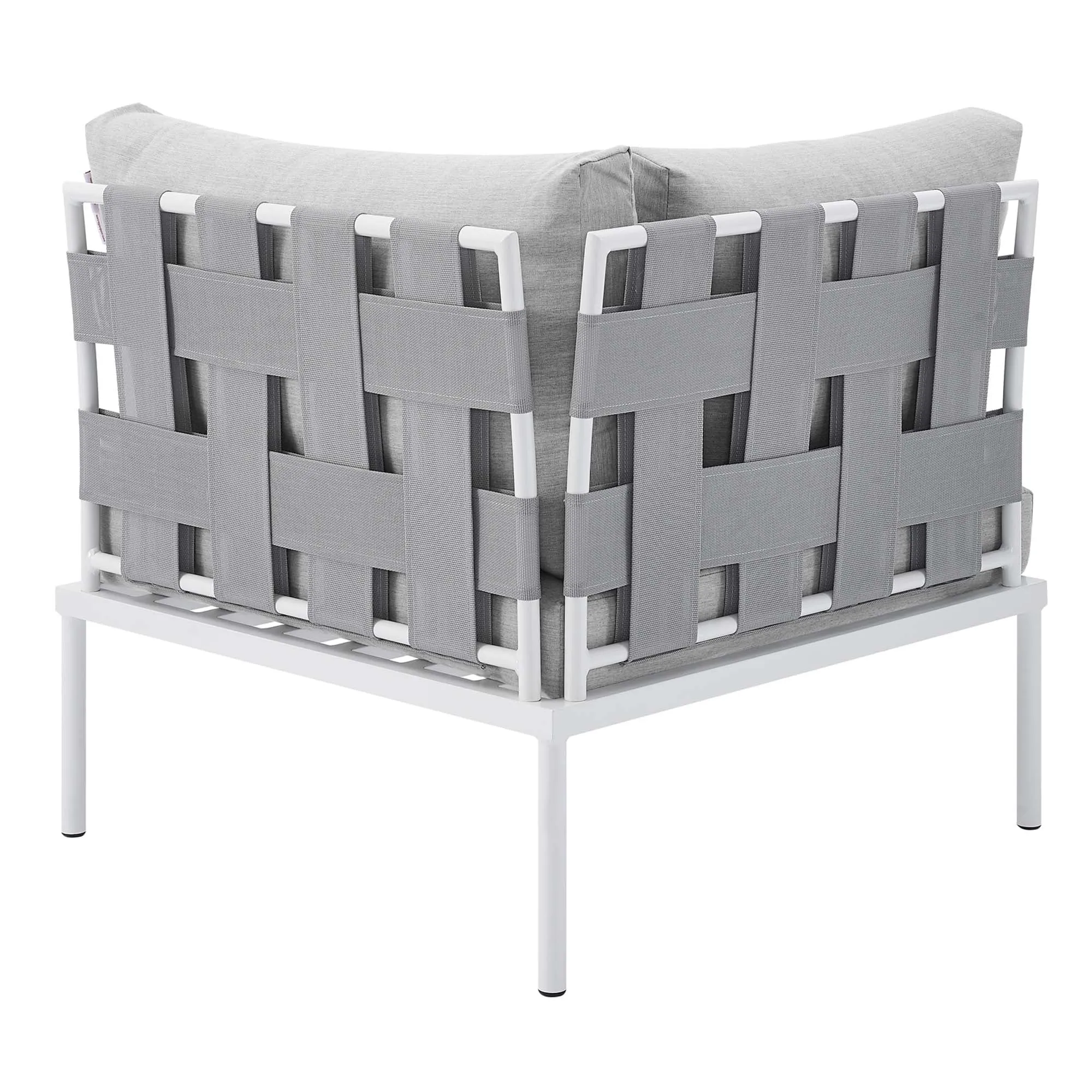 Harmony 6-Piece  Sunbrella® Outdoor Patio Aluminum Sectional Sofa Set by Modway