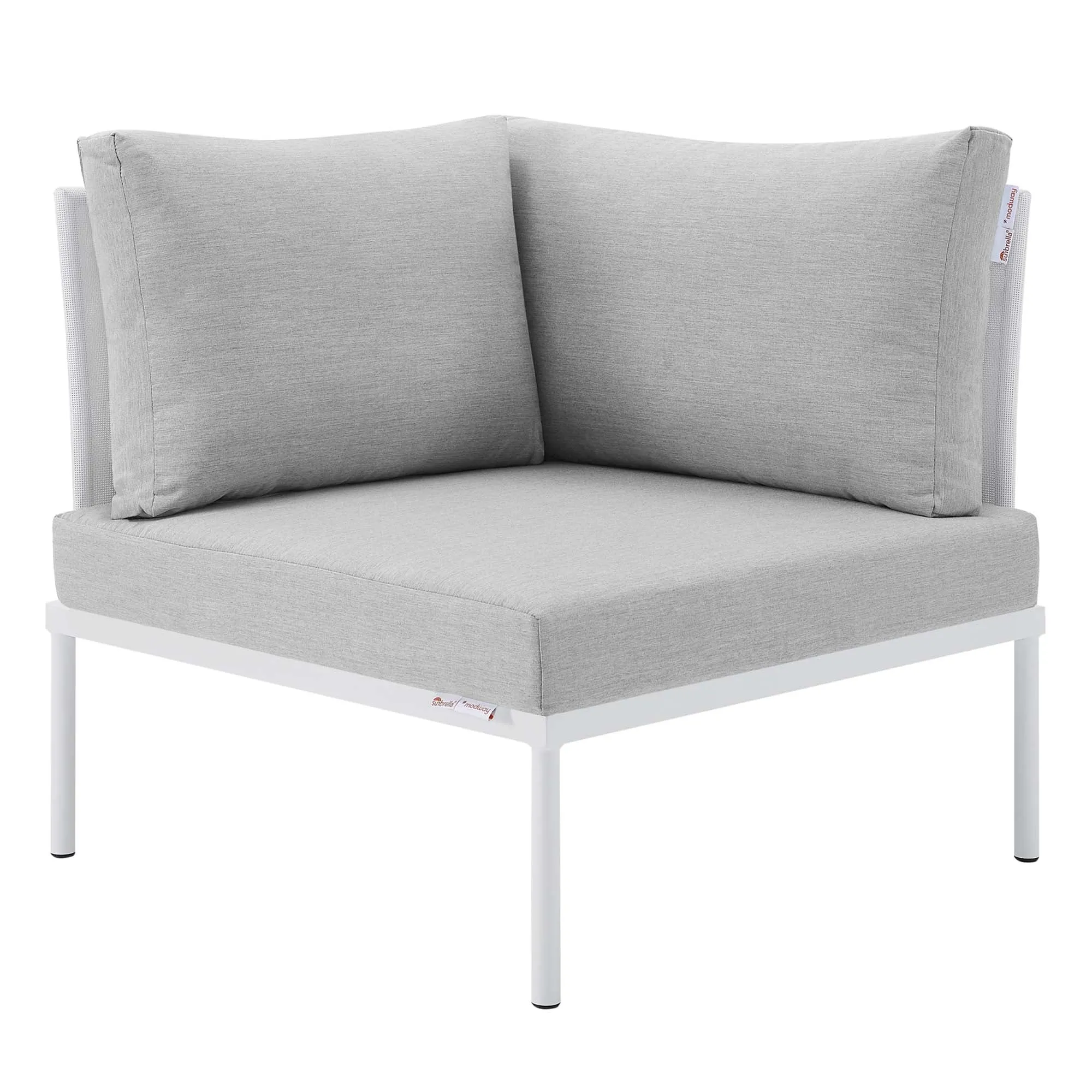 Harmony 7-Piece  Sunbrella® Outdoor Patio Aluminum Sectional Sofa Set by Modway