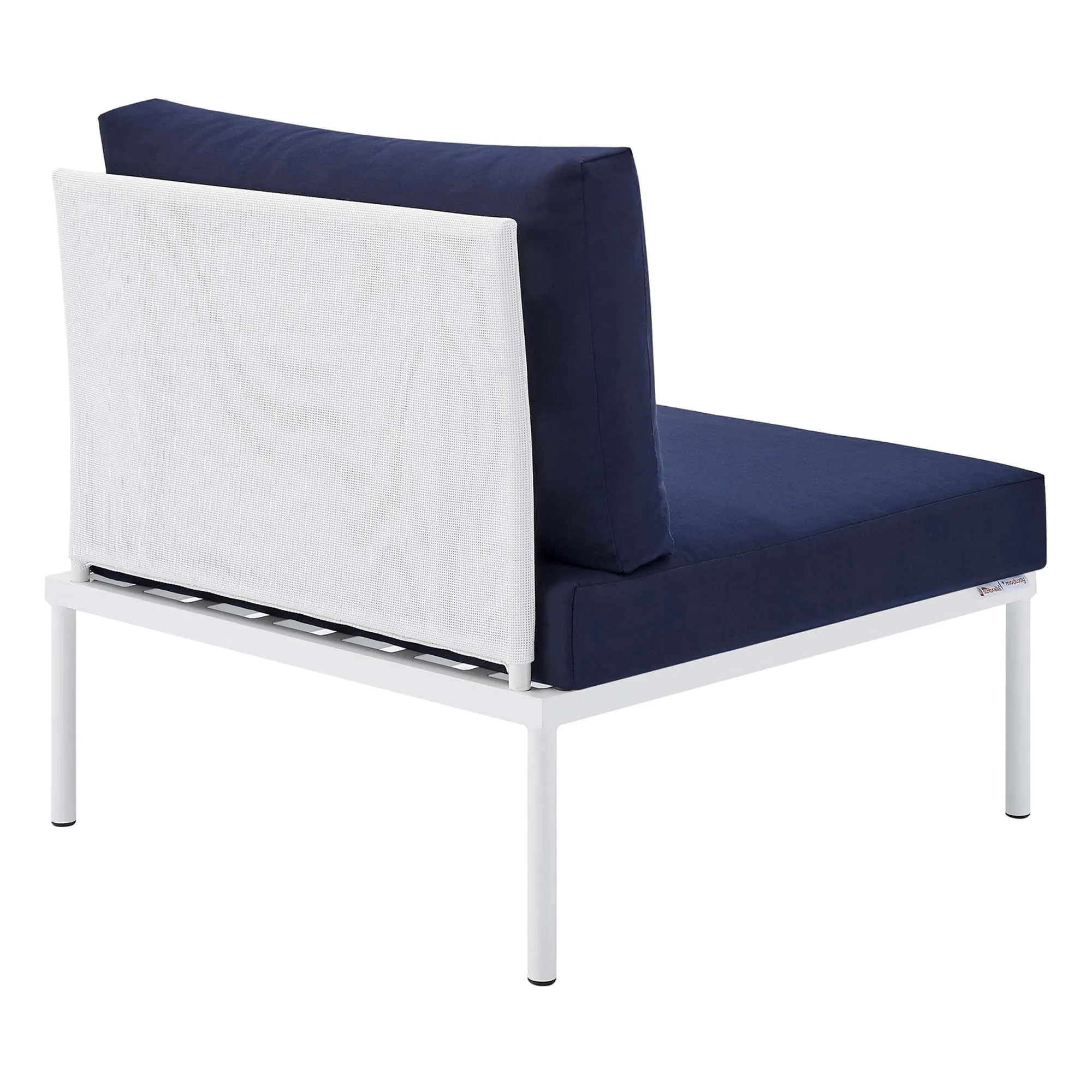 Harmony 7-Piece  Sunbrella® Outdoor Patio Aluminum Sectional Sofa Set by Modway