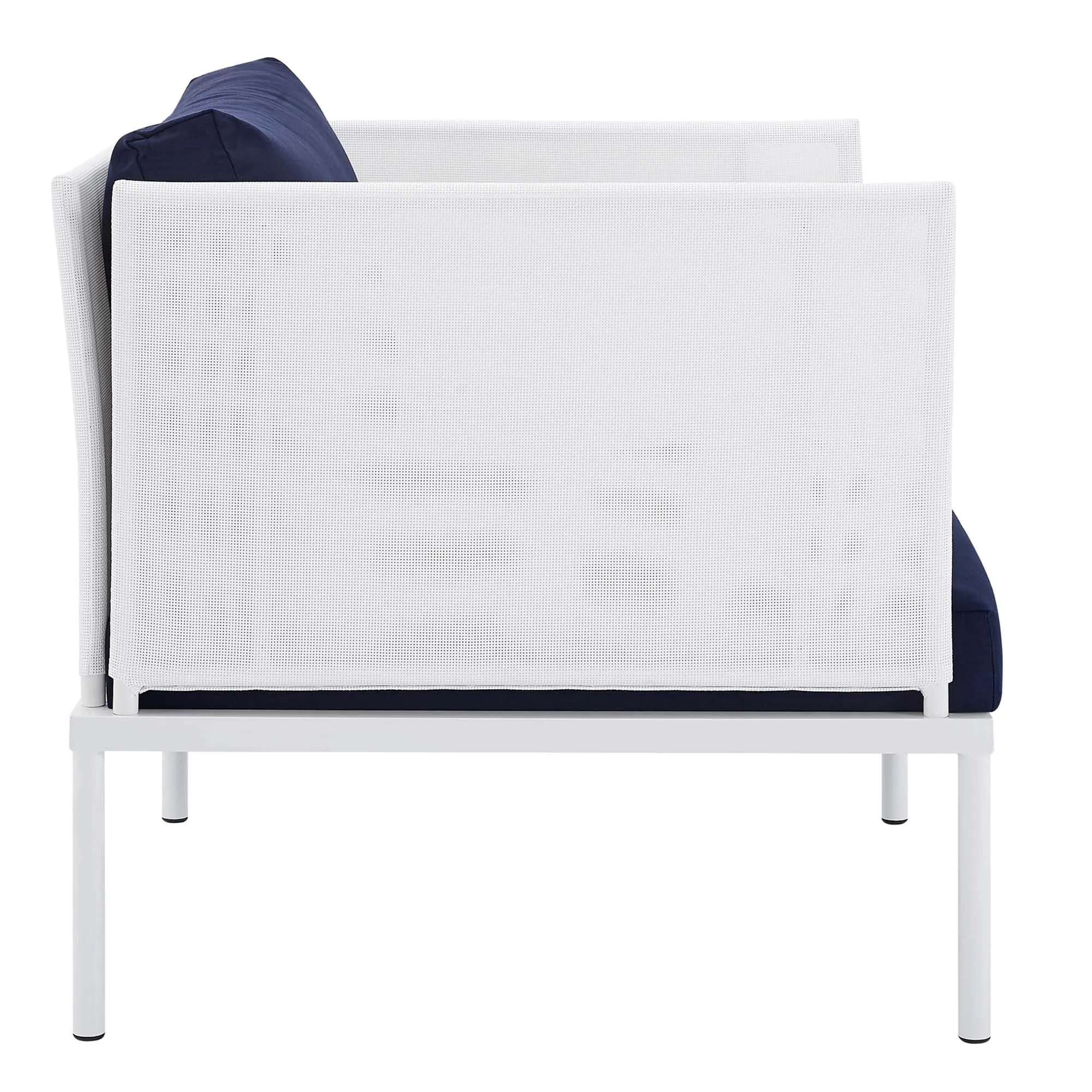 Harmony 7-Piece  Sunbrella® Outdoor Patio Aluminum Sectional Sofa Set by Modway