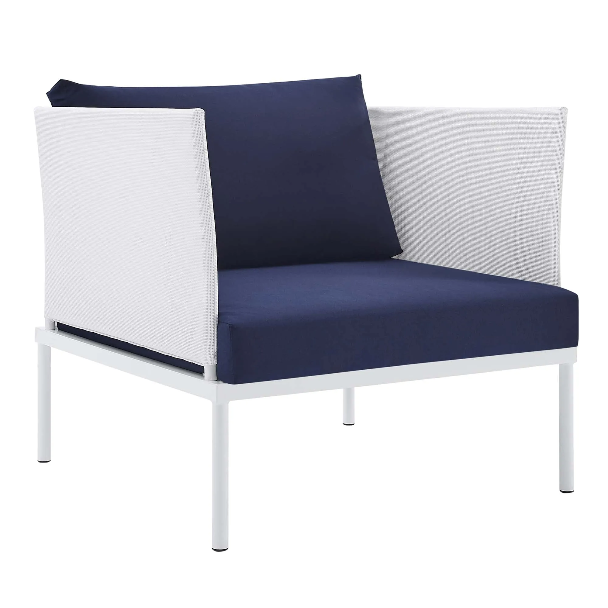 Harmony 7-Piece  Sunbrella® Outdoor Patio Aluminum Sectional Sofa Set by Modway