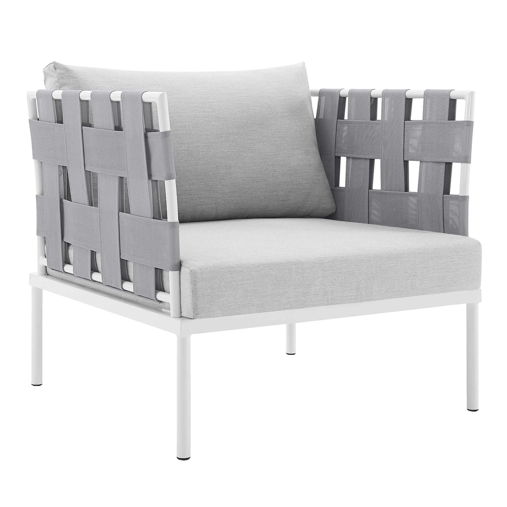 Harmony 8-Piece  Sunbrella® Outdoor Patio Aluminum Seating Set by Modway