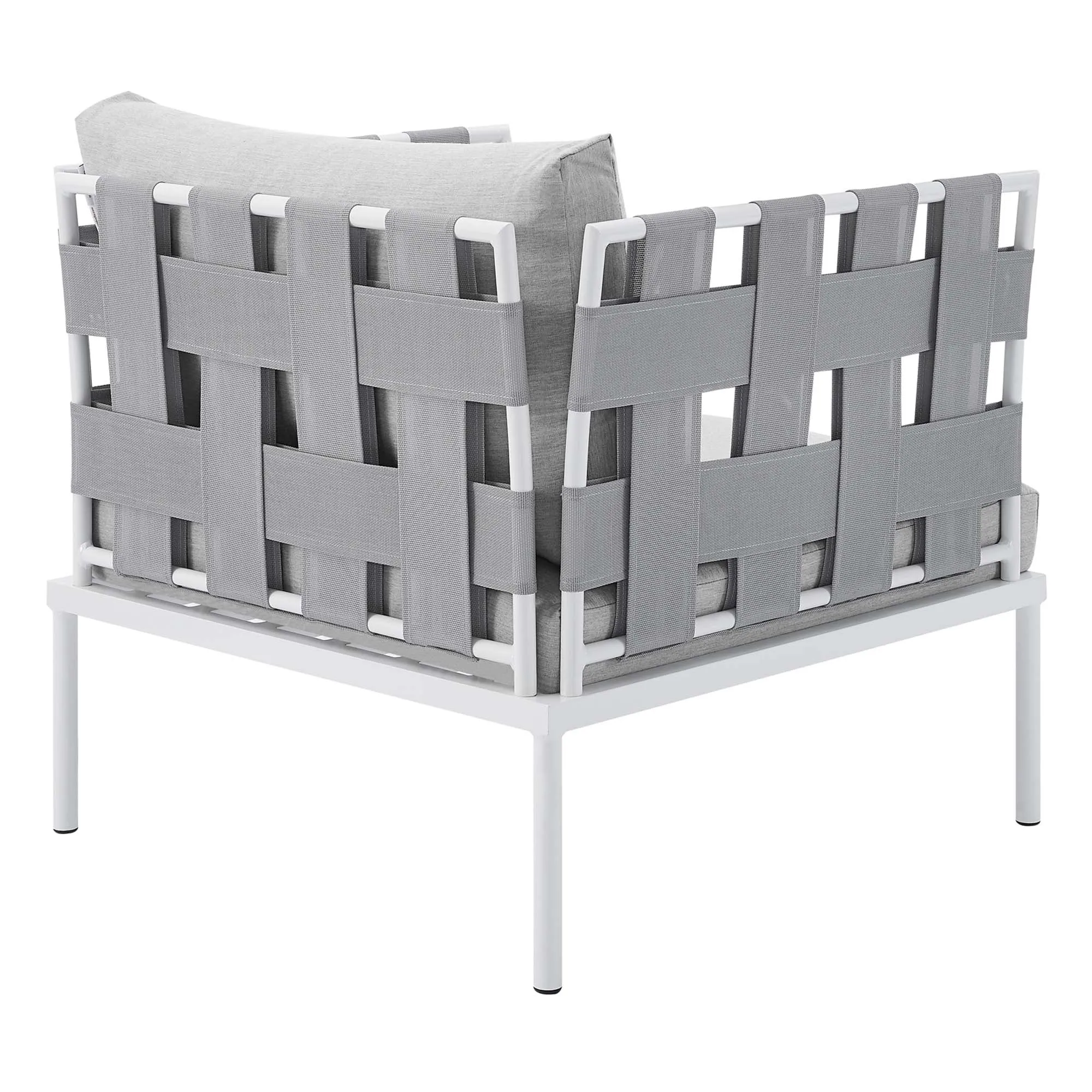 Harmony 8-Piece  Sunbrella® Outdoor Patio Aluminum Seating Set by Modway