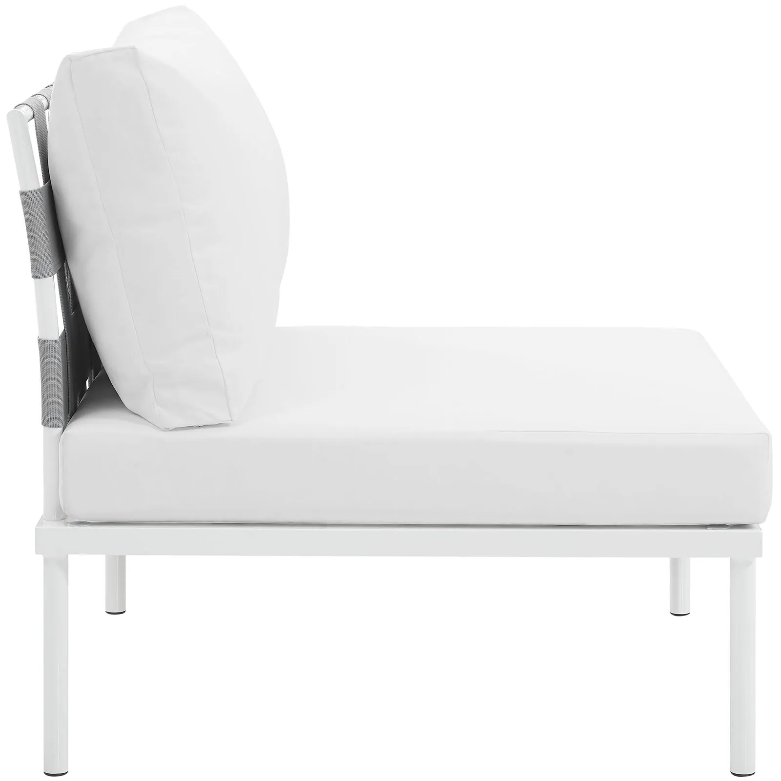 Harmony Armless Outdoor Patio Aluminum Chair by Modway