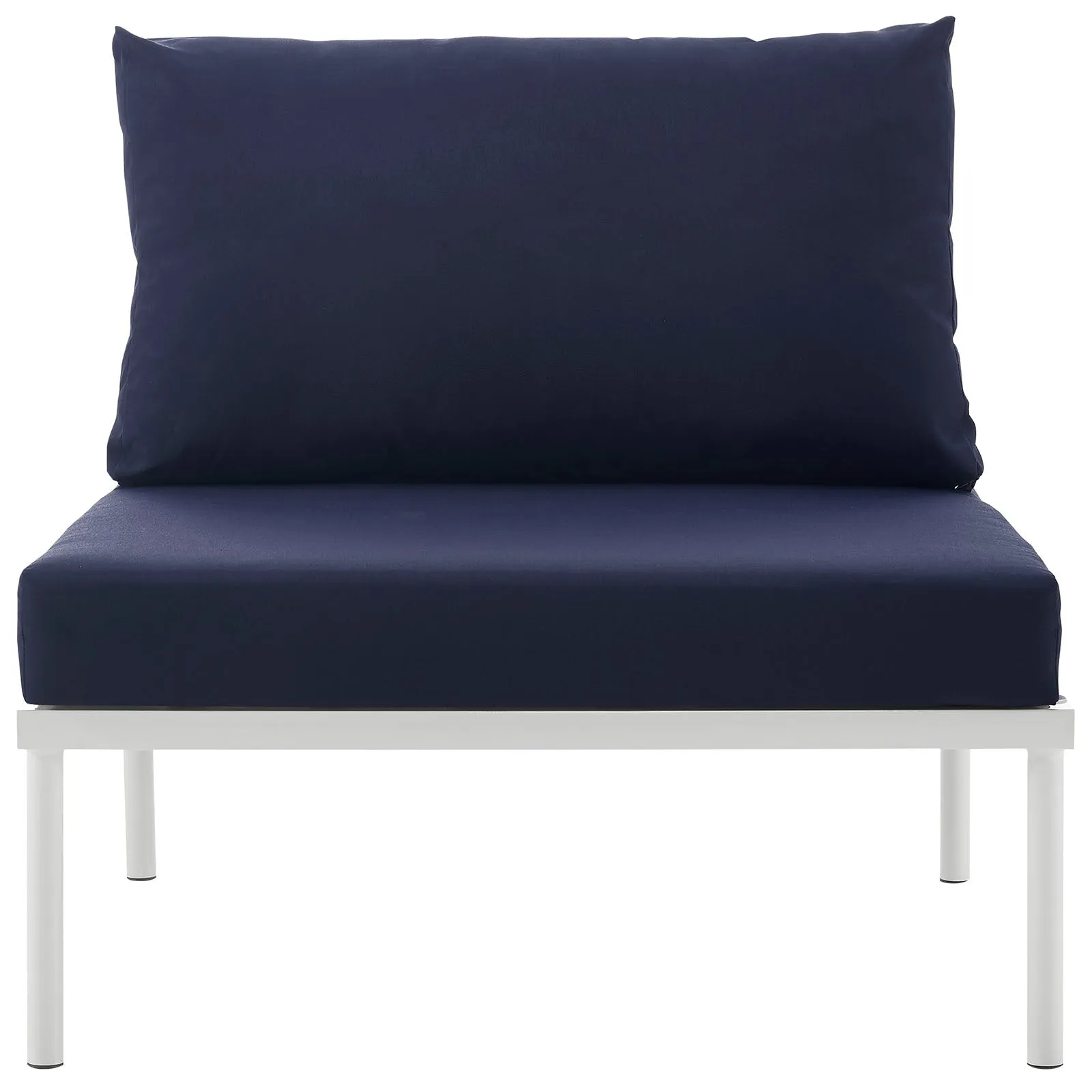 Harmony Armless Outdoor Patio Aluminum Chair by Modway