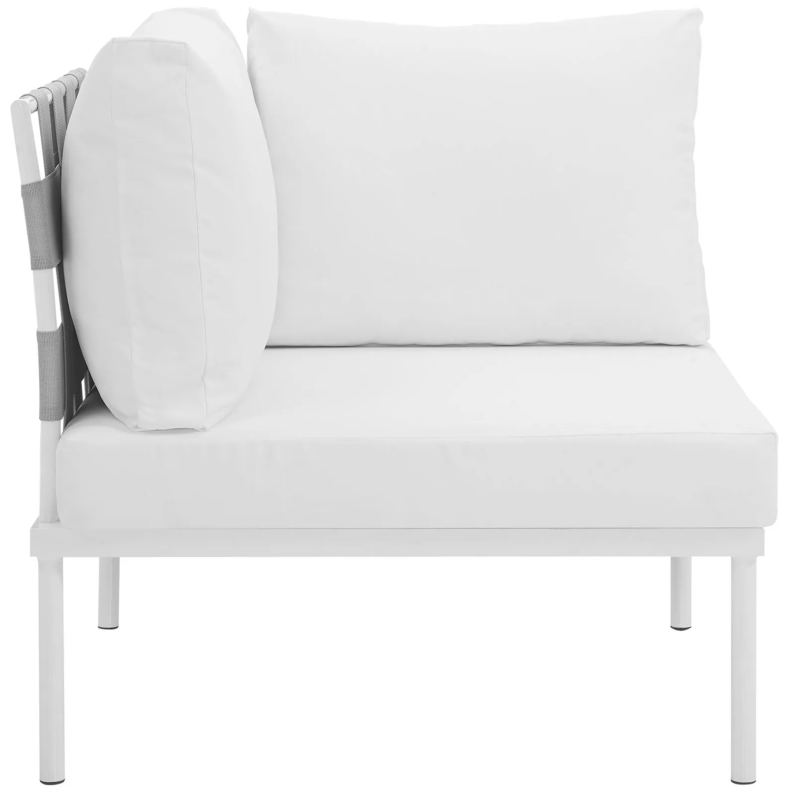 Harmony Outdoor Patio Aluminum Corner Sofa by Modway