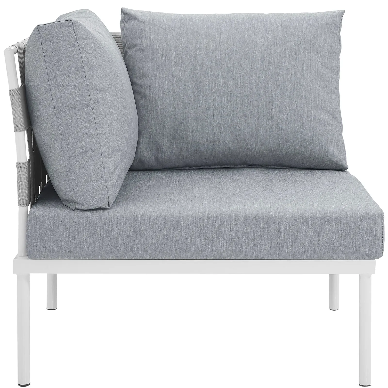 Harmony Outdoor Patio Aluminum Corner Sofa by Modway