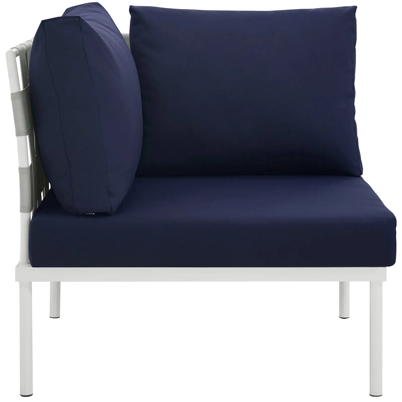 Harmony Outdoor Patio Aluminum Corner Sofa by Modway