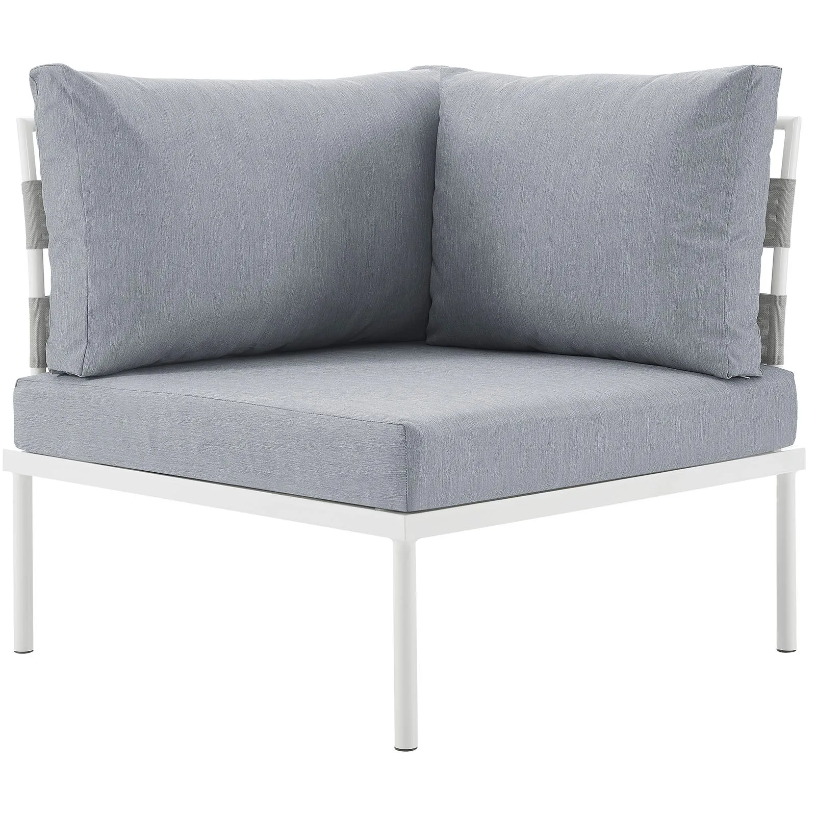 Harmony Outdoor Patio Aluminum Corner Sofa by Modway