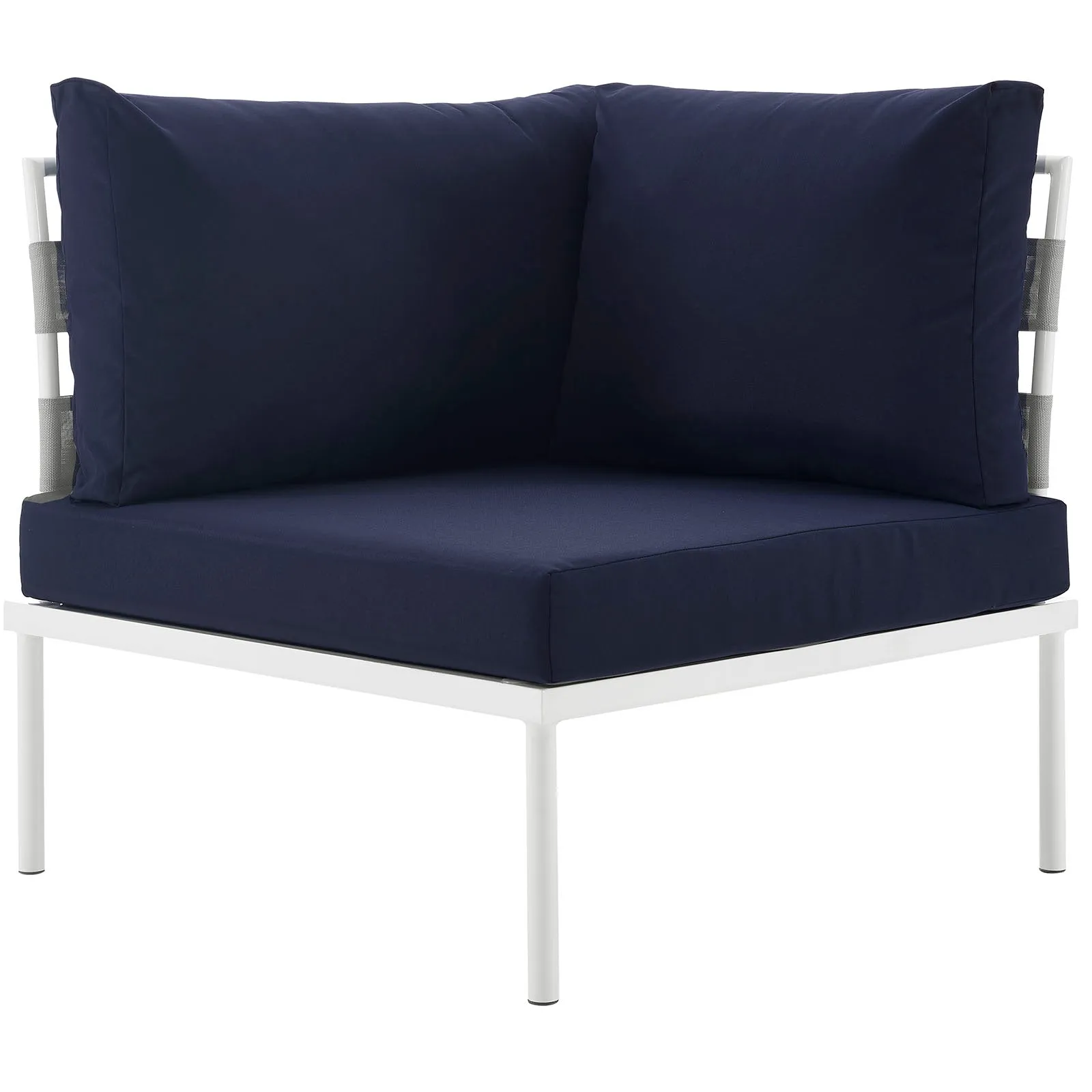 Harmony Outdoor Patio Aluminum Corner Sofa by Modway
