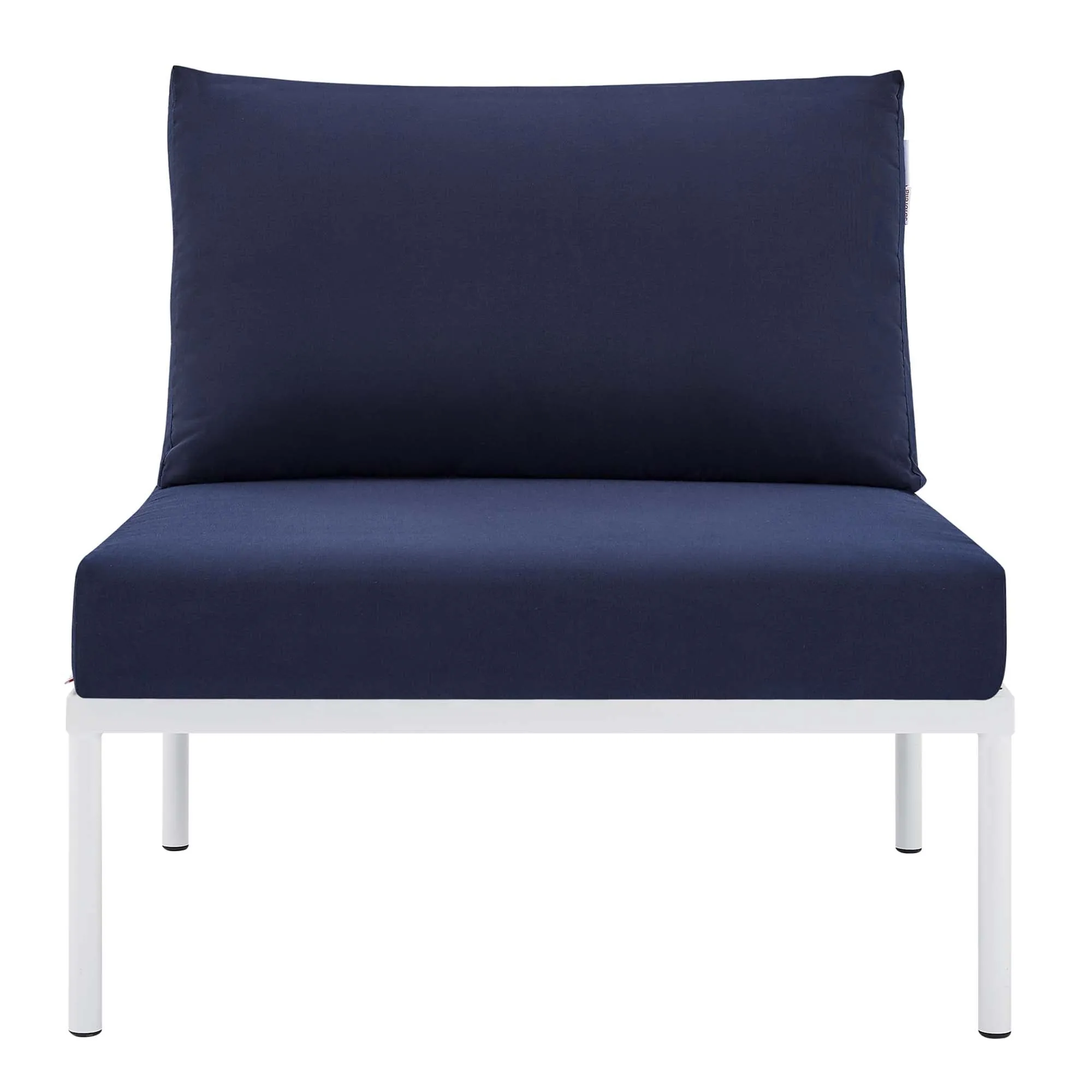 Harmony Sunbrella® Outdoor Patio Aluminum Armless Chair by Modway