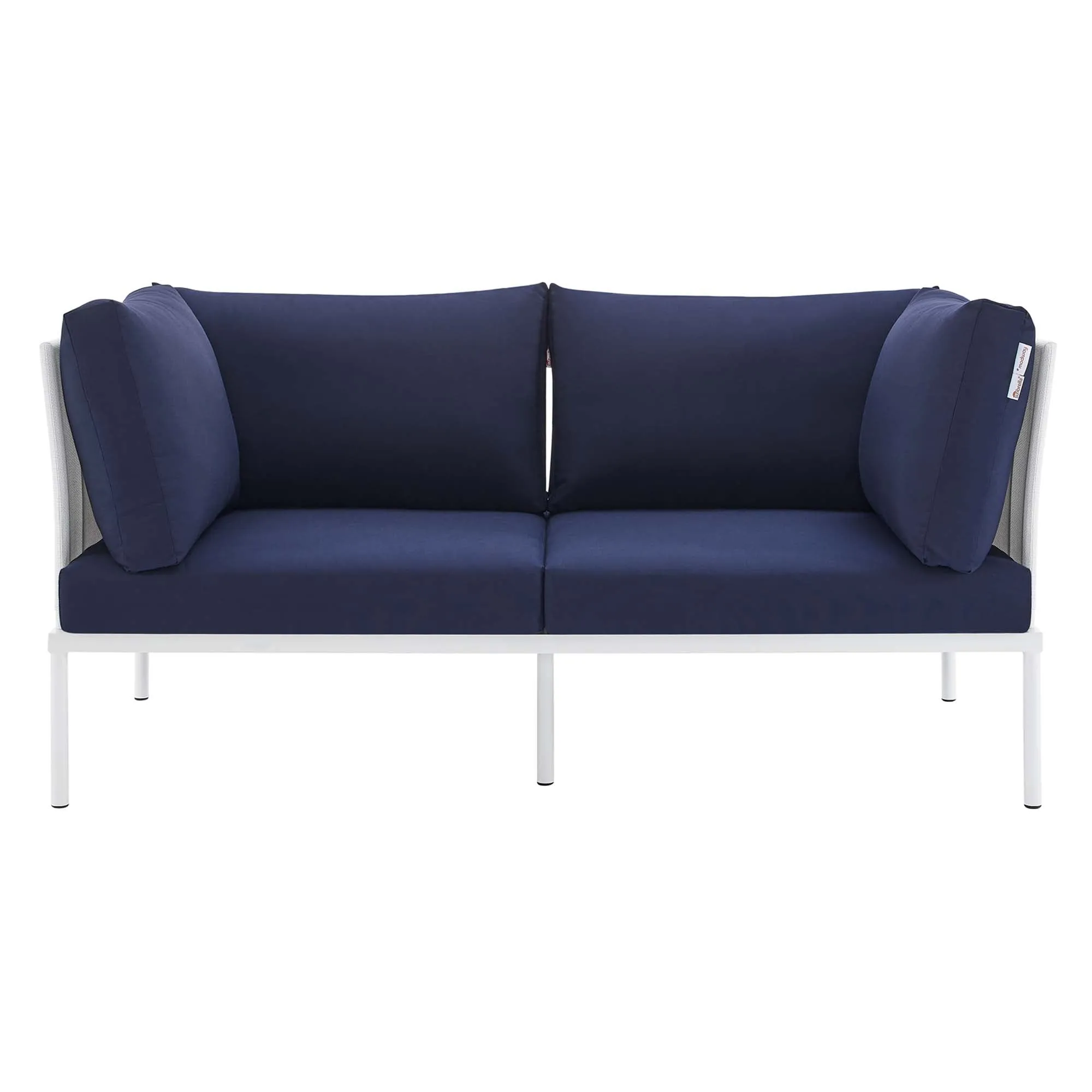 Harmony Sunbrella® Outdoor Patio Aluminum Loveseat by Modway