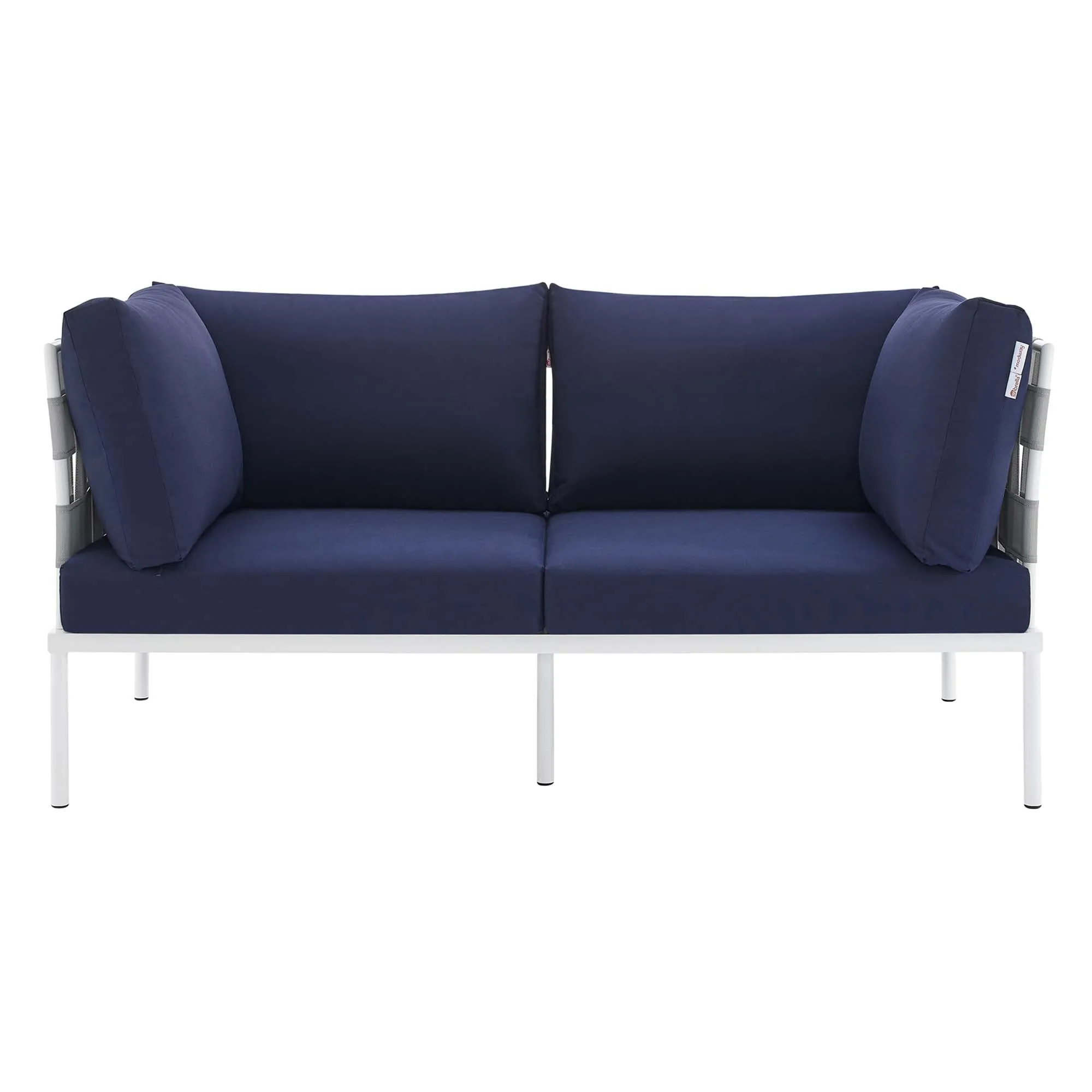 Harmony Sunbrella® Outdoor Patio Aluminum Loveseat by Modway