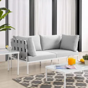 Harmony Sunbrella® Outdoor Patio Aluminum Loveseat by Modway