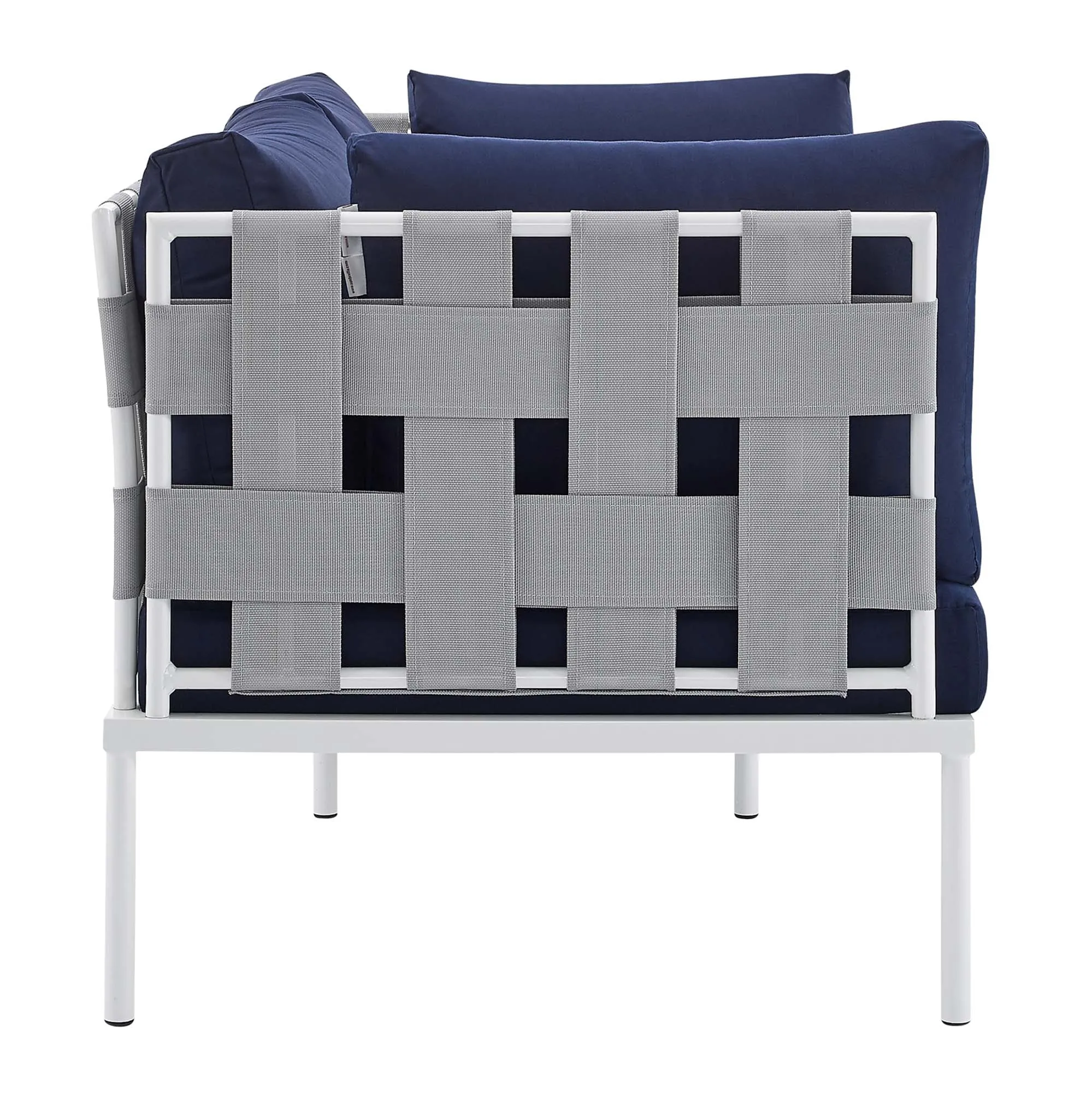 Harmony Sunbrella® Outdoor Patio Aluminum Loveseat by Modway