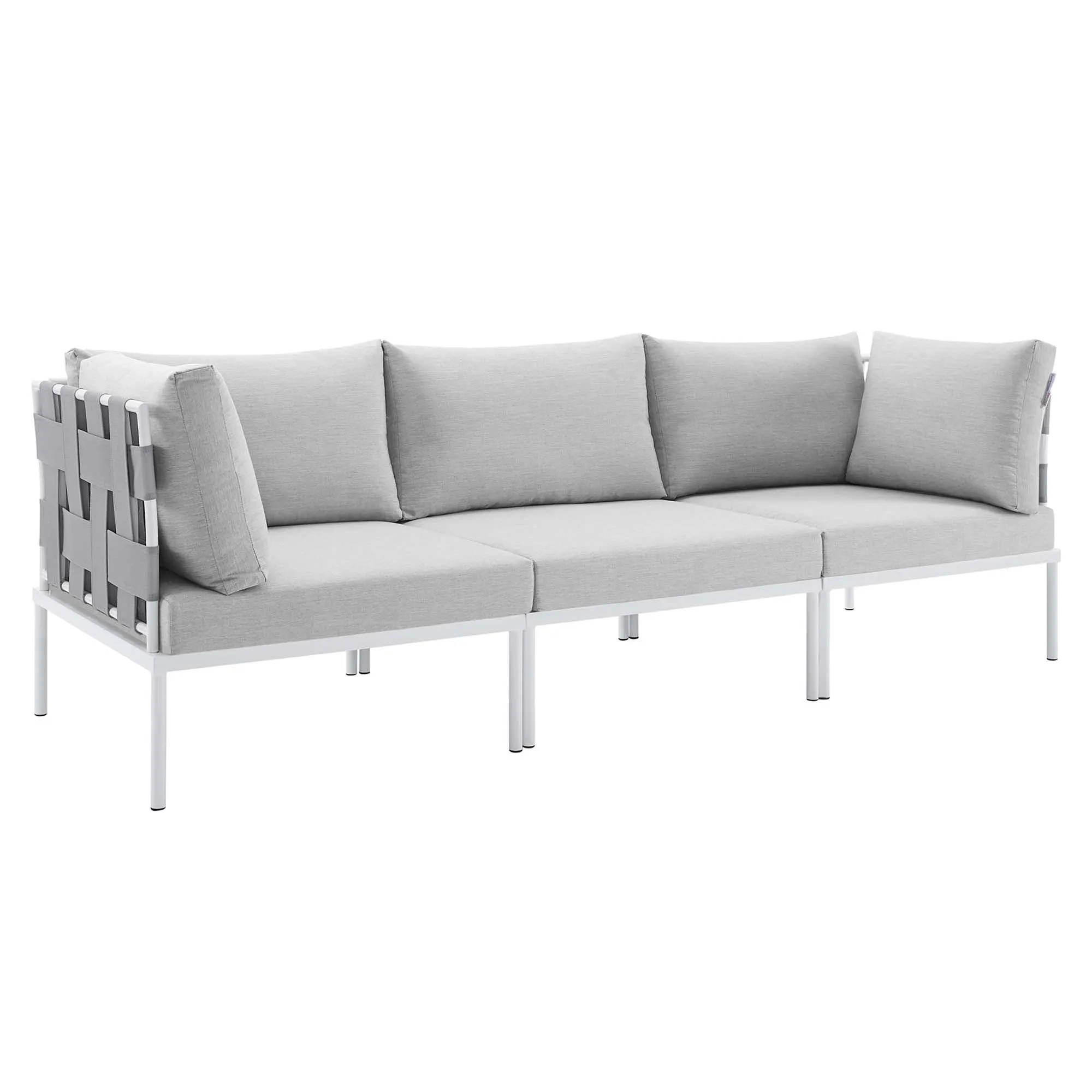 Harmony Sunbrella® Outdoor Patio Aluminum Sofa by Modway