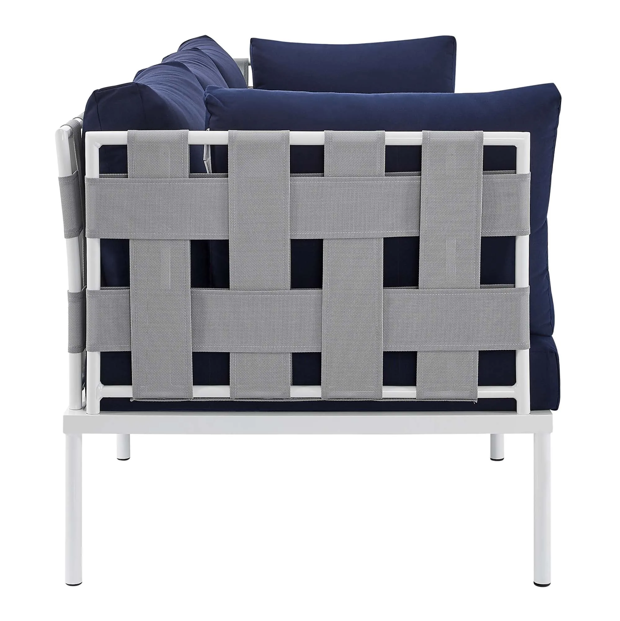 Harmony Sunbrella® Outdoor Patio Aluminum Sofa by Modway