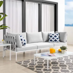 Harmony Sunbrella® Outdoor Patio Aluminum Sofa by Modway