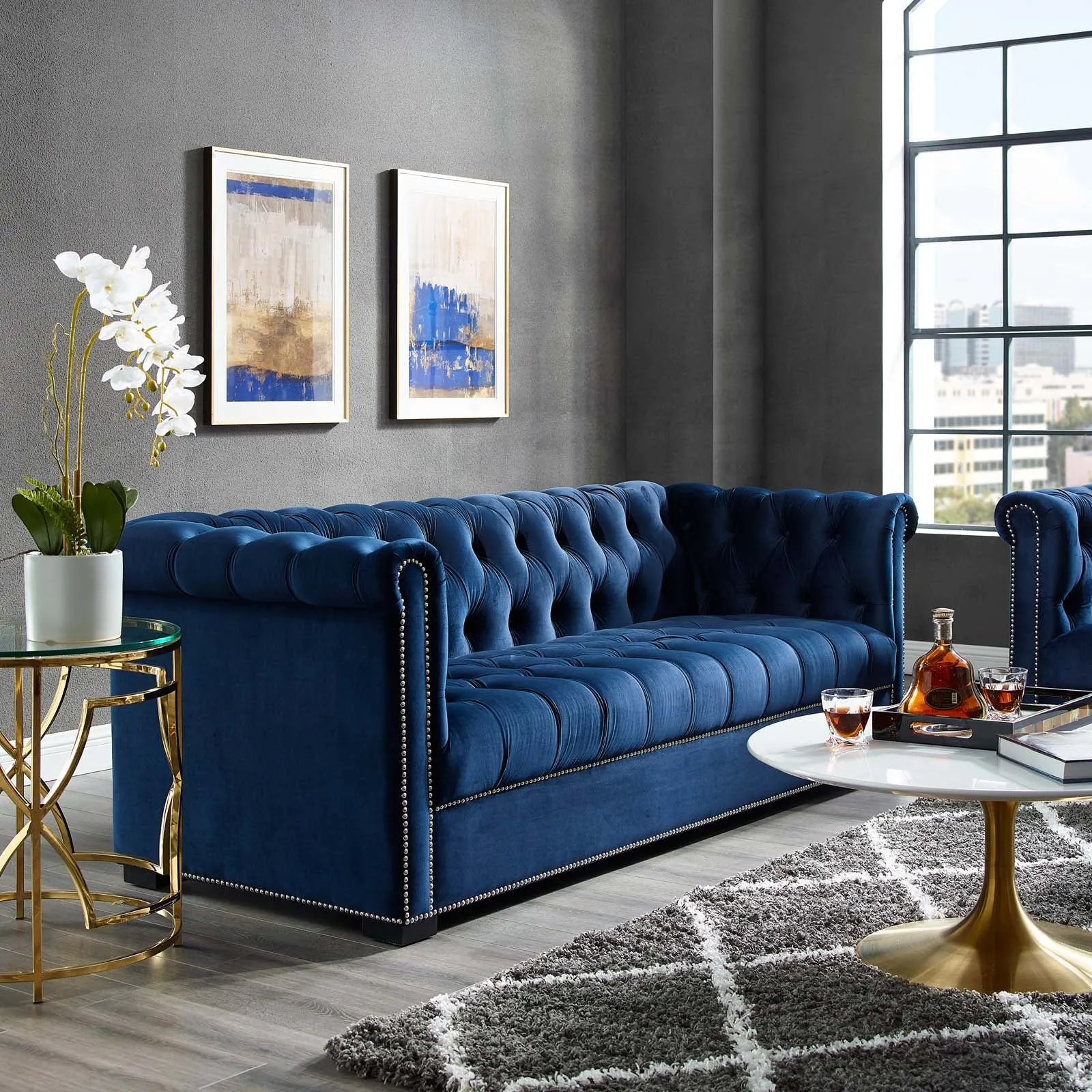 Heritage Performance Velvet Sofa by Modway