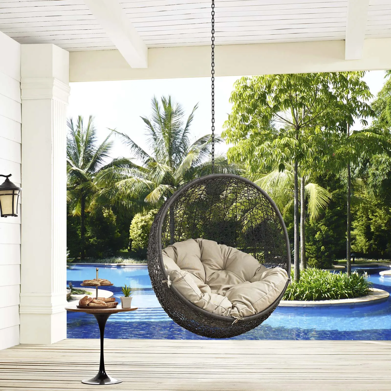 Hide Outdoor Patio Swing Chair Without Stand by Modway