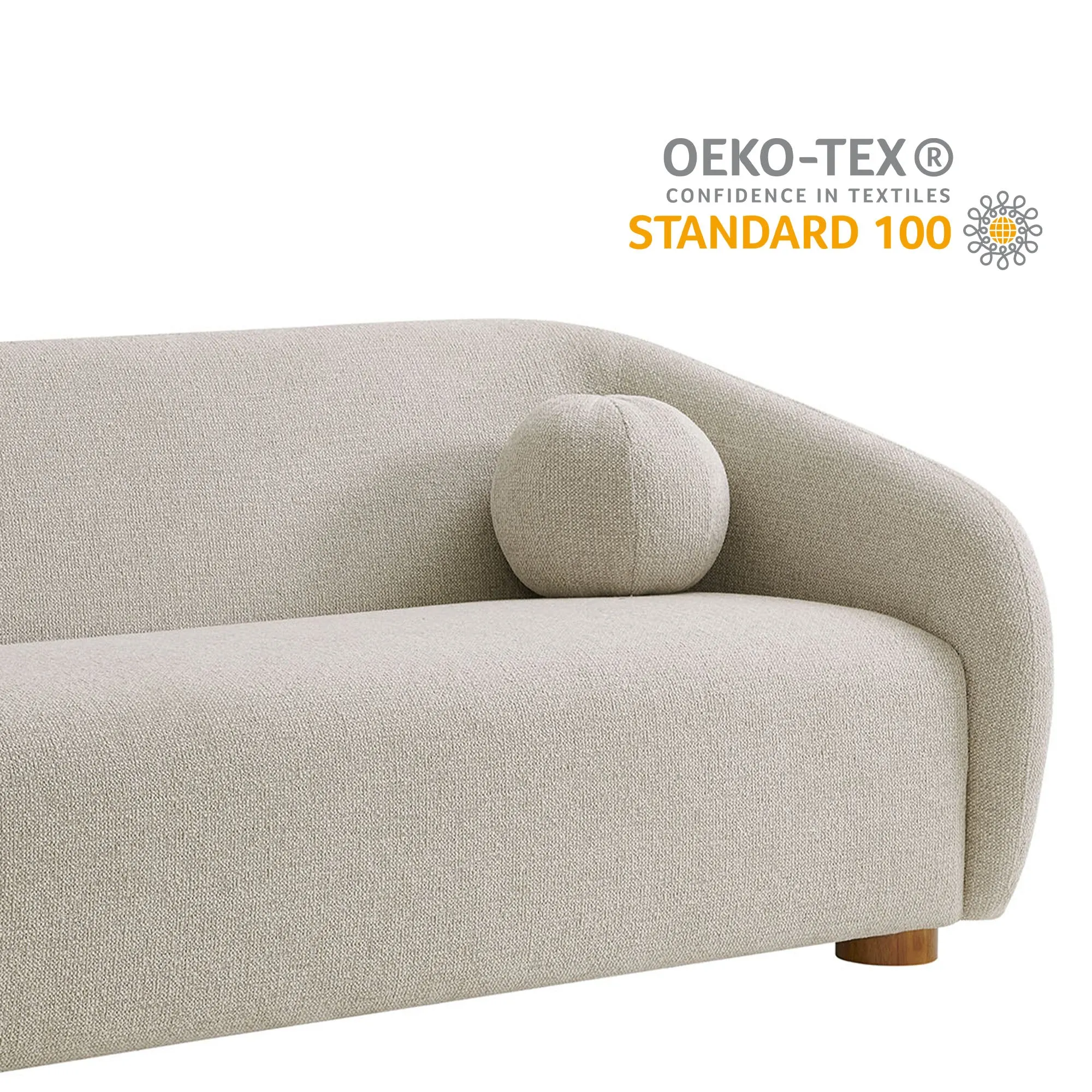 Holland 85" Chenille Fabric Sofa by Modway