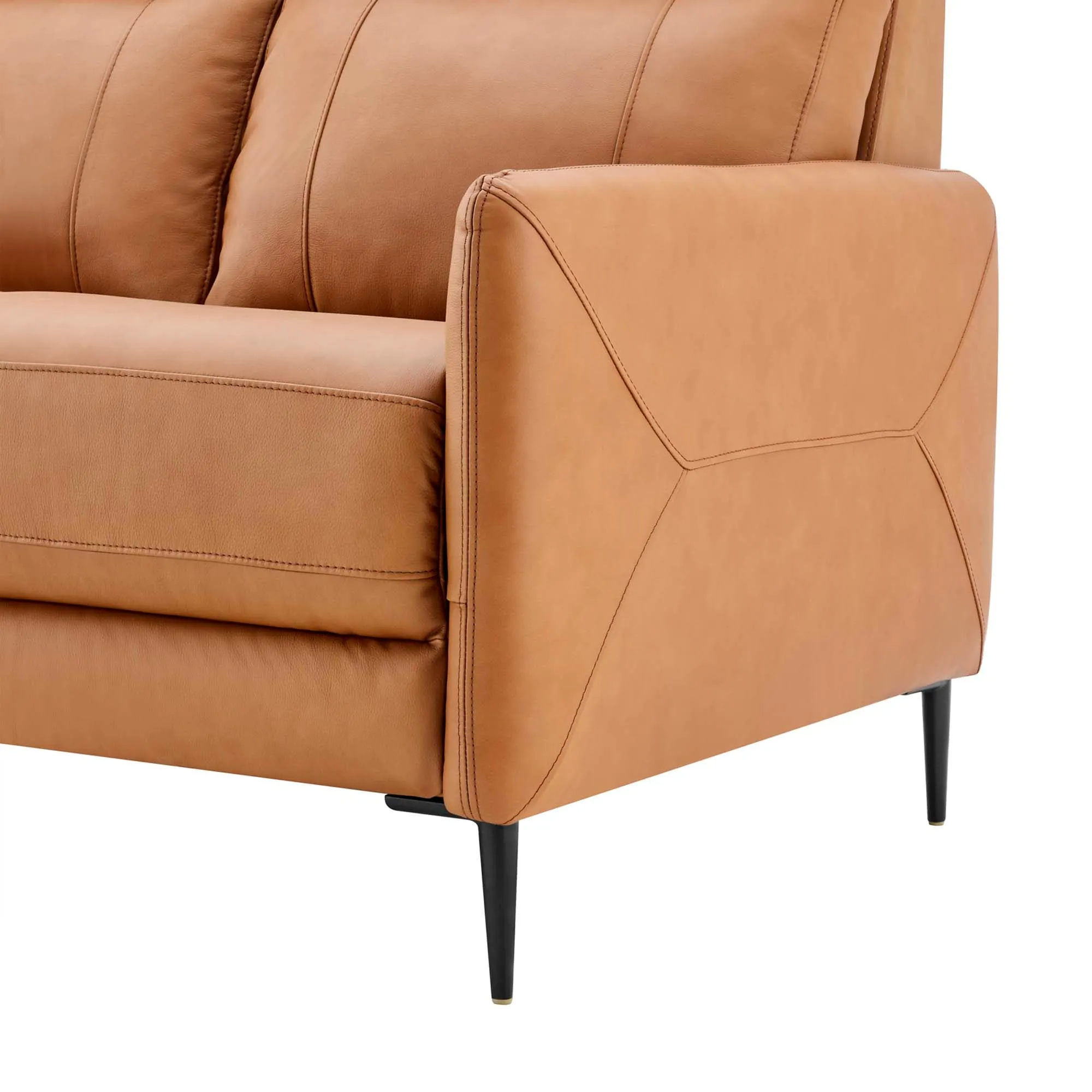 Huxley Leather Sofa by Modway