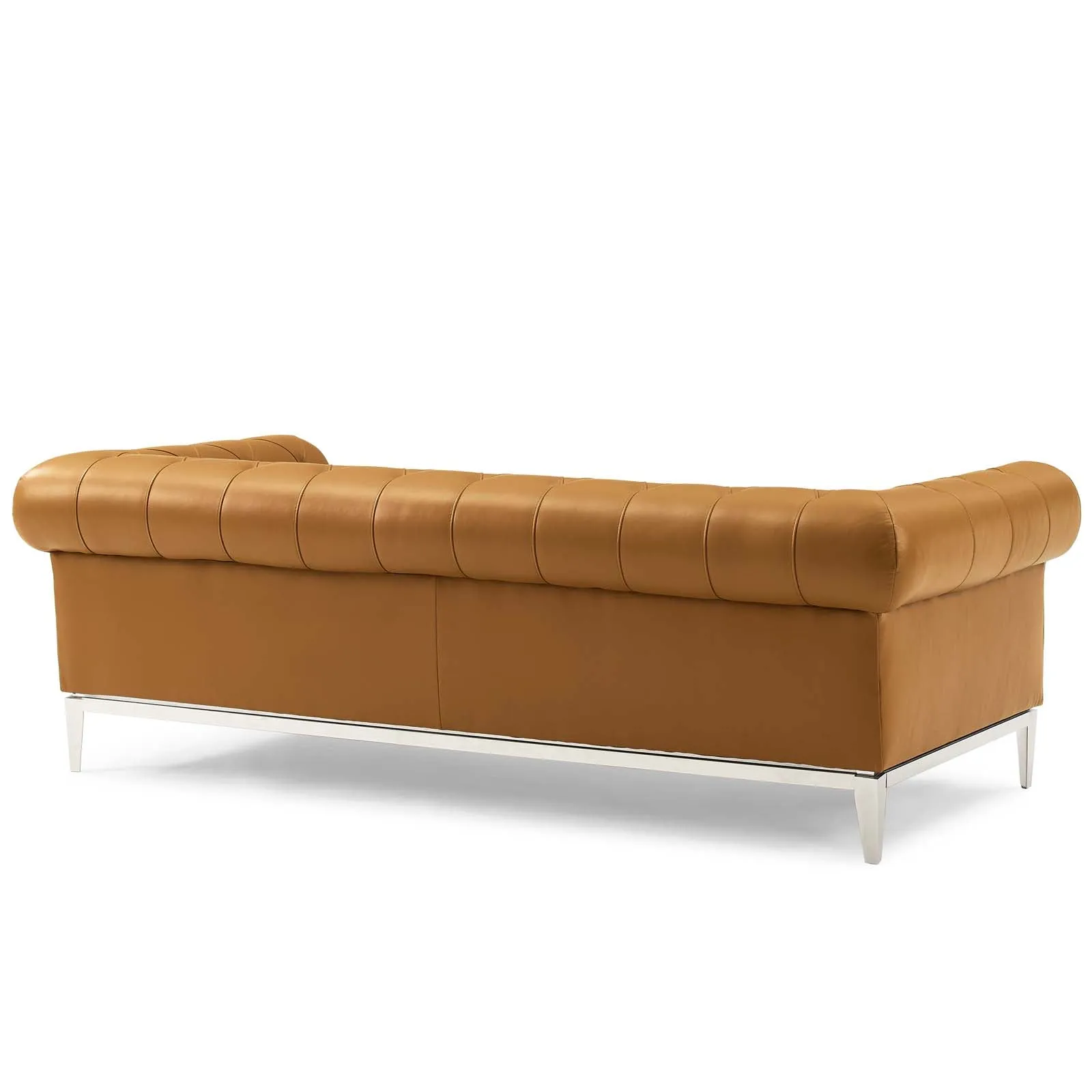 Idyll Tufted Button Upholstered Leather Chesterfield Sofa by Modway