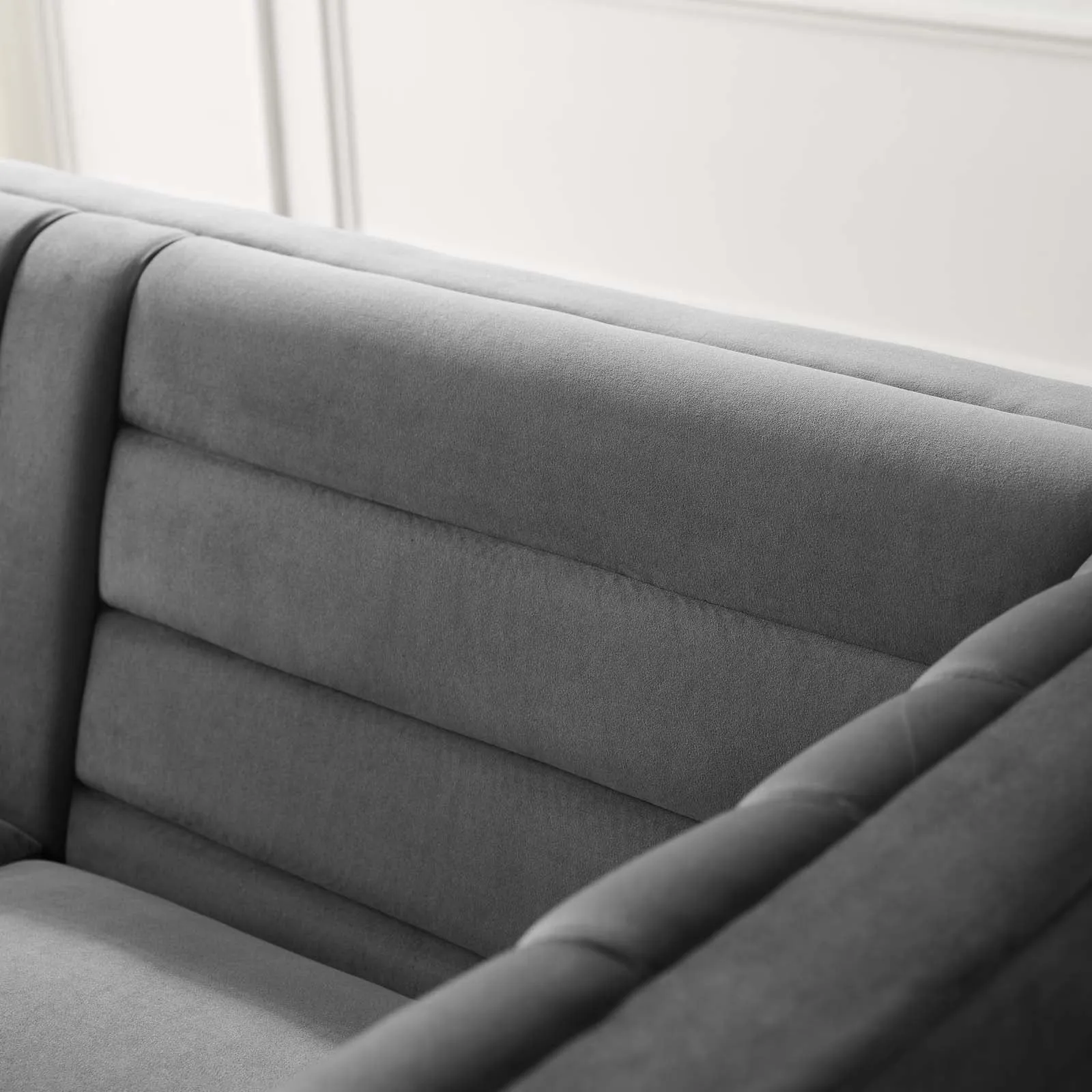 Ingenuity Channel Tufted Performance Velvet Sofa by Modway