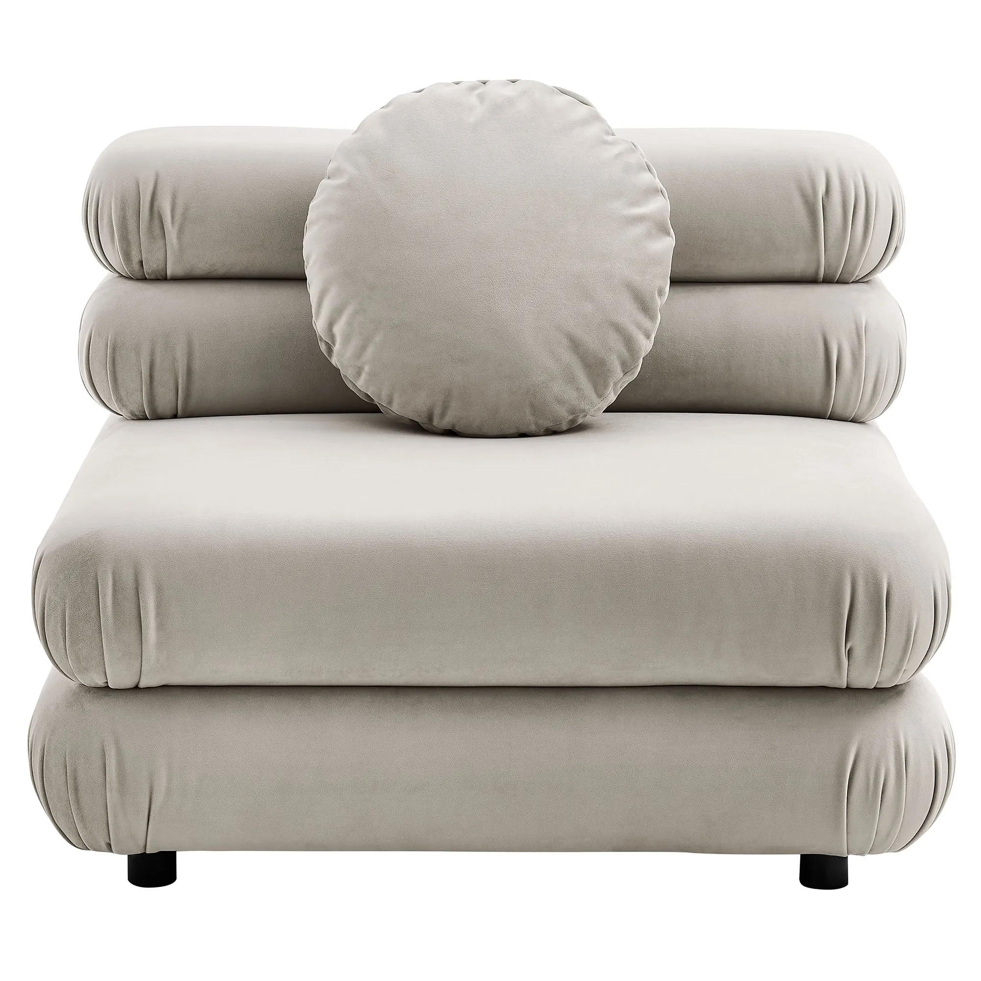 Jubilee Modular Performance Velvet Armless Chair by Modway