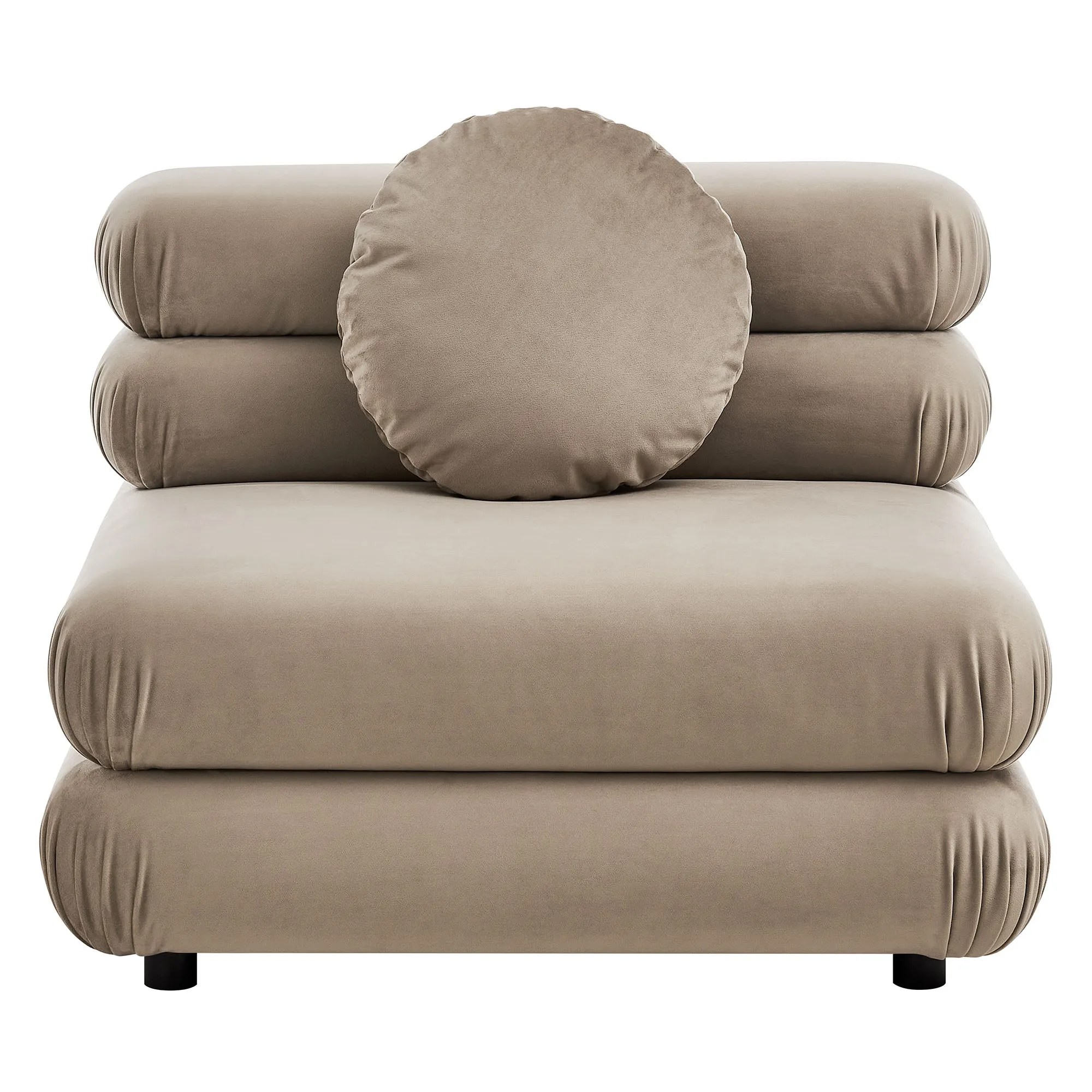 Jubilee Modular Performance Velvet Armless Chair by Modway