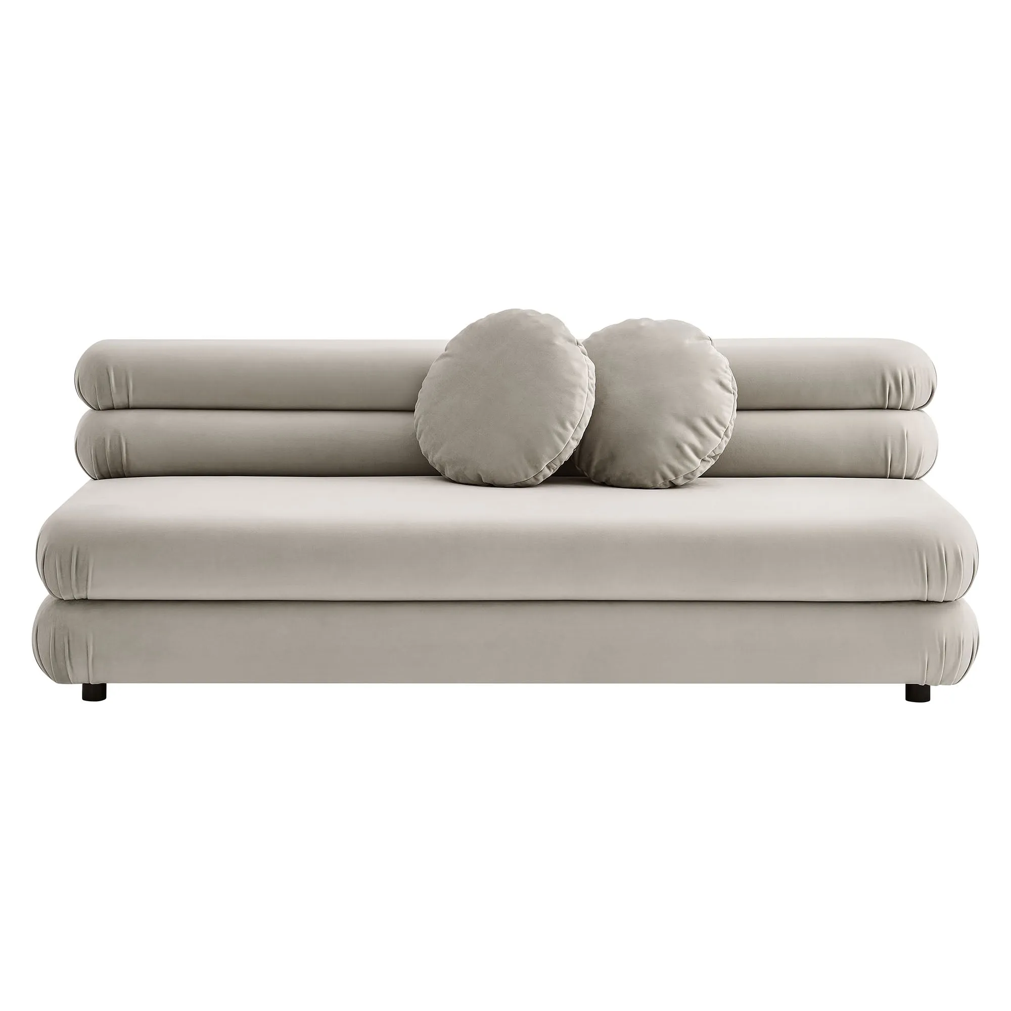 Jubilee Modular Performance Velvet Armless Loveseat by Modway