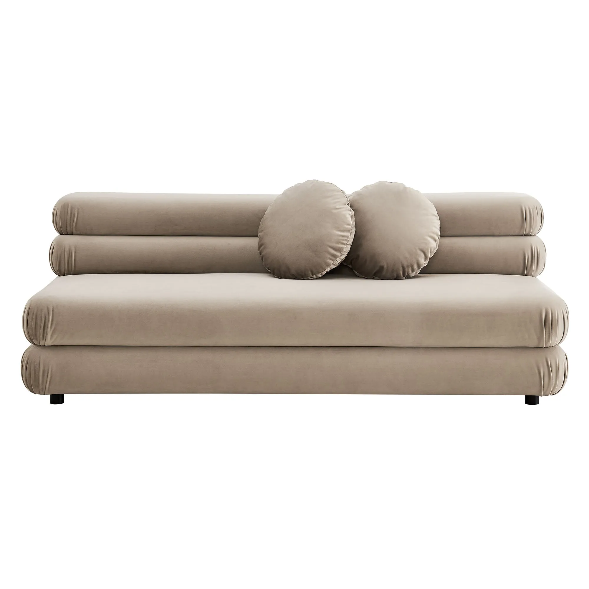 Jubilee Modular Performance Velvet Armless Loveseat by Modway