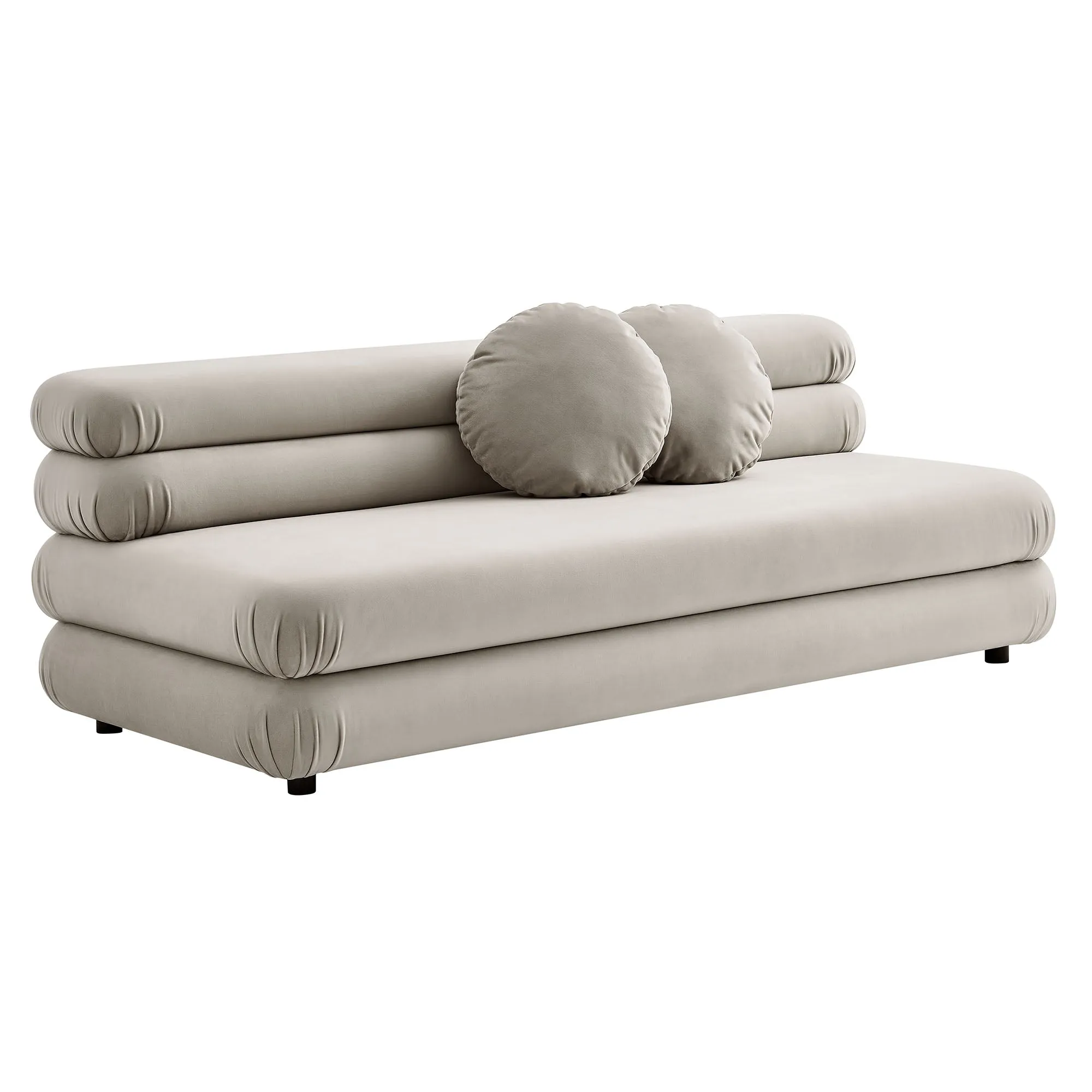 Jubilee Modular Performance Velvet Armless Loveseat by Modway
