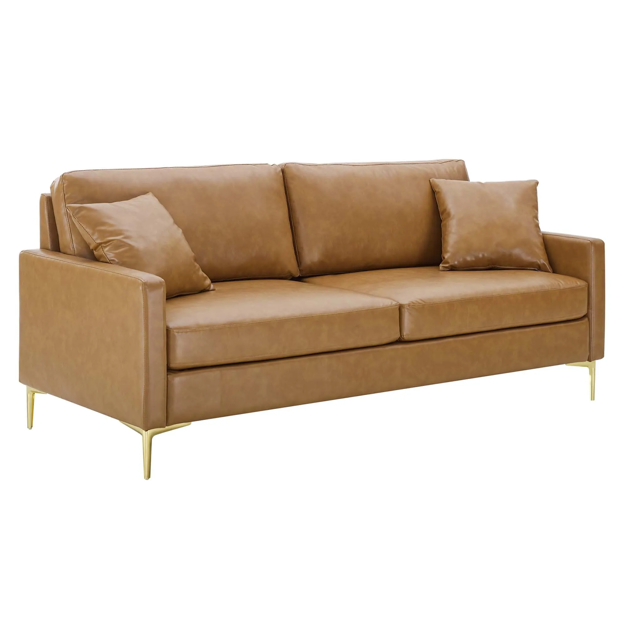 Juliana Vegan Leather Sofa by Modway