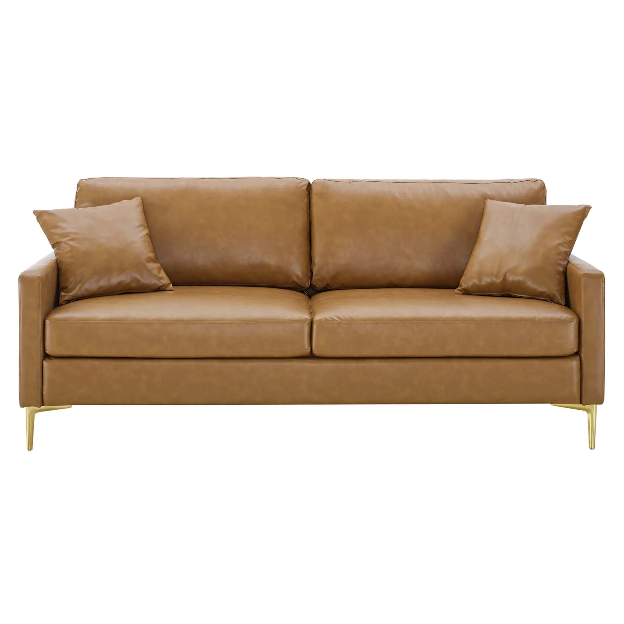 Juliana Vegan Leather Sofa by Modway