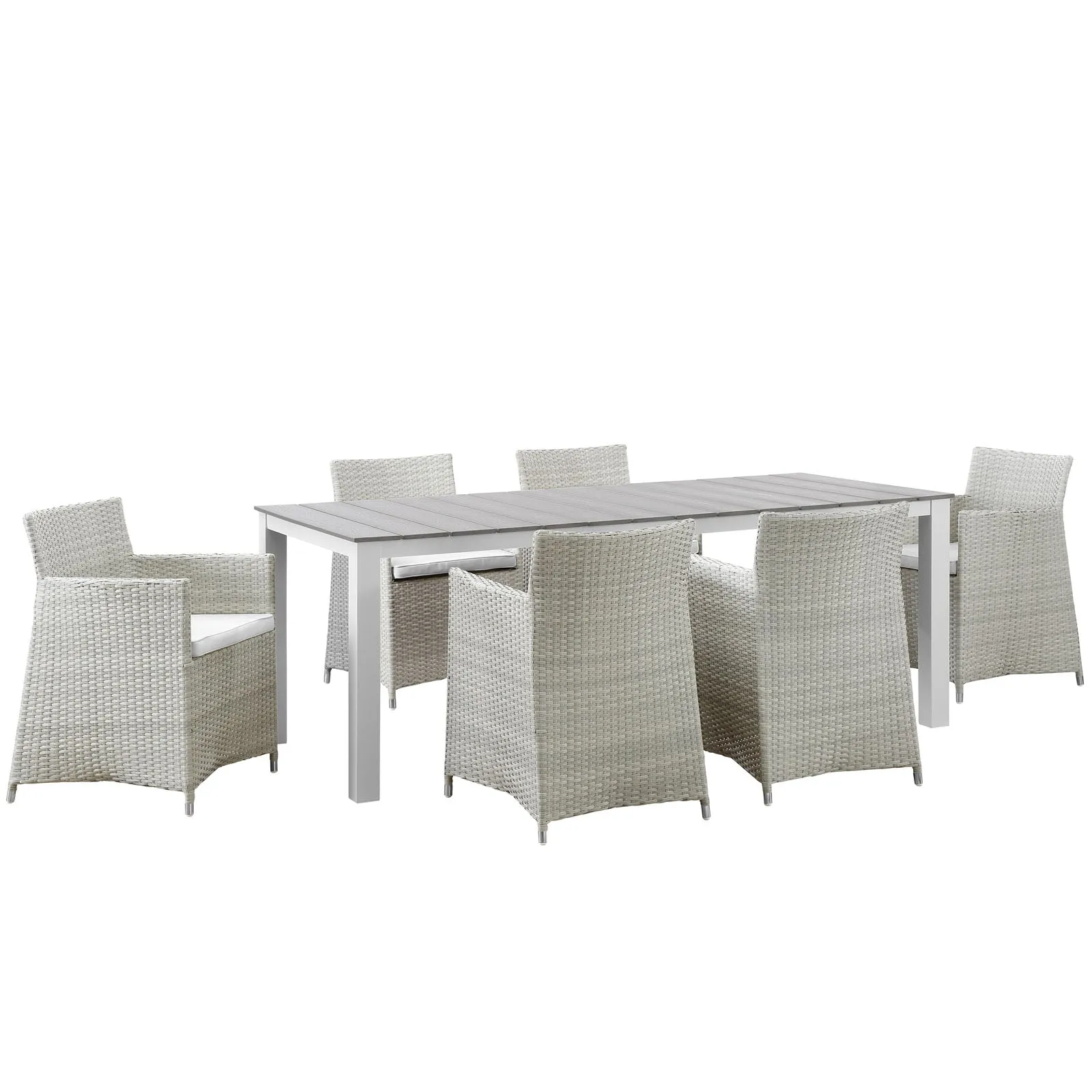 Junction 7 Piece Outdoor Patio Dining Set by Modway