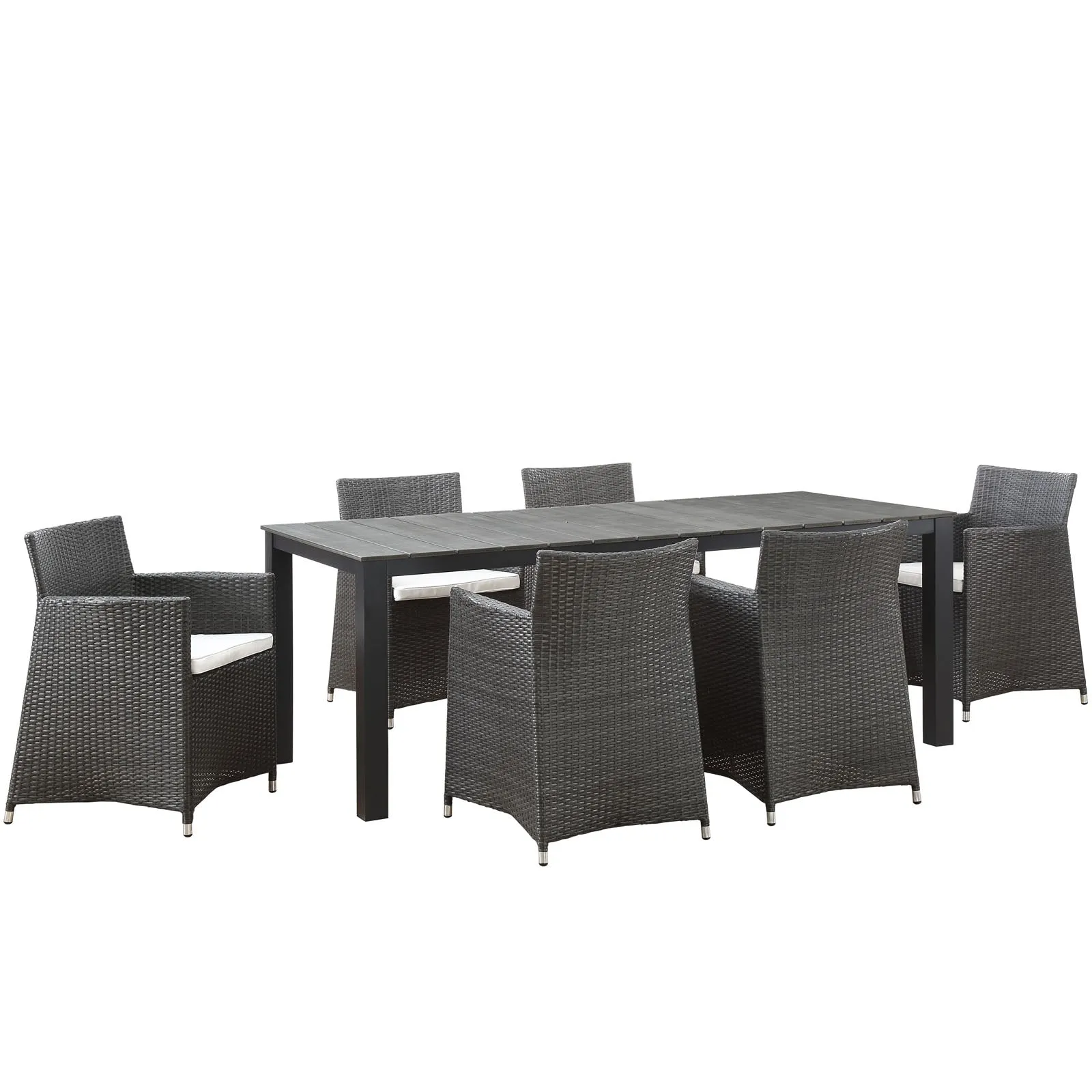 Junction 7 Piece Outdoor Patio Dining Set by Modway