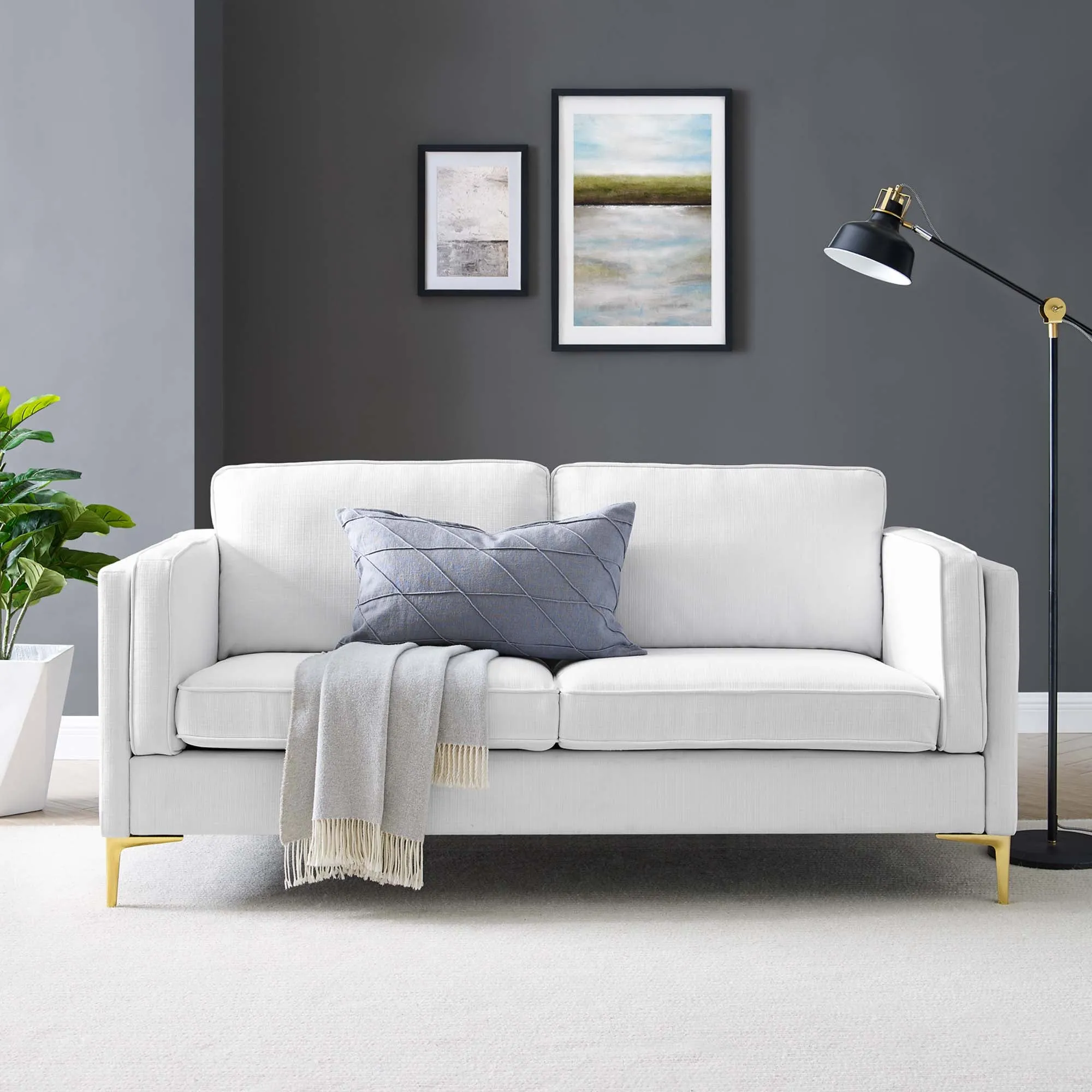 Kaiya Fabric Sofa by Modway